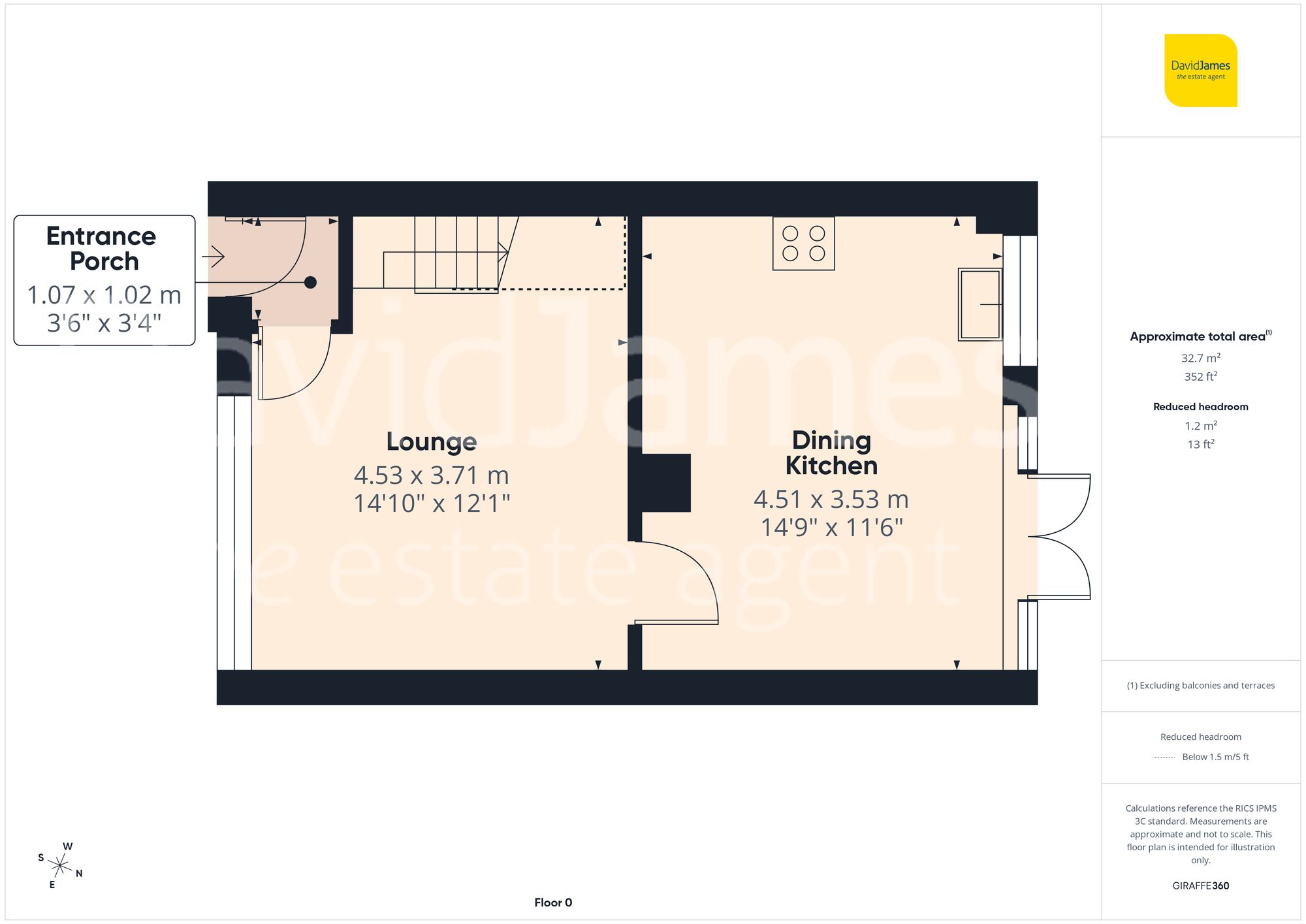 Floorplan for The Beeches, Nottingham
