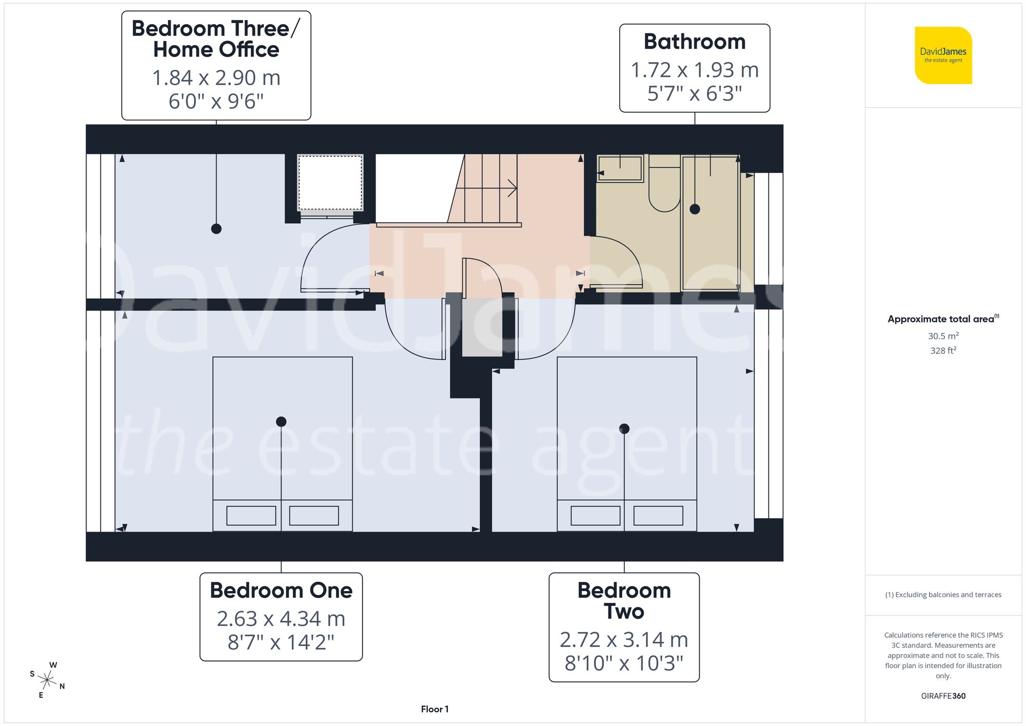 Floorplan for The Beeches, Nottingham