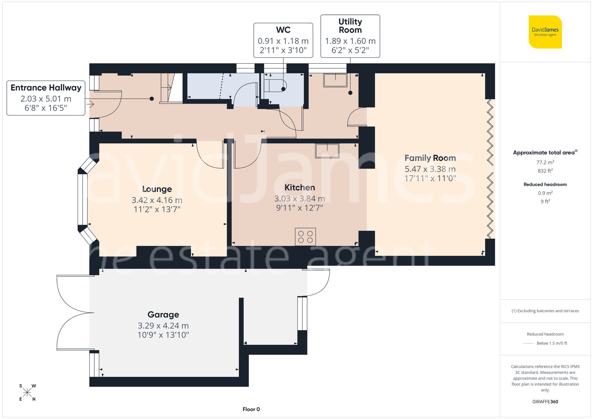 Floorplan for Marshall Hill Drive, Mapperley, Nottingham