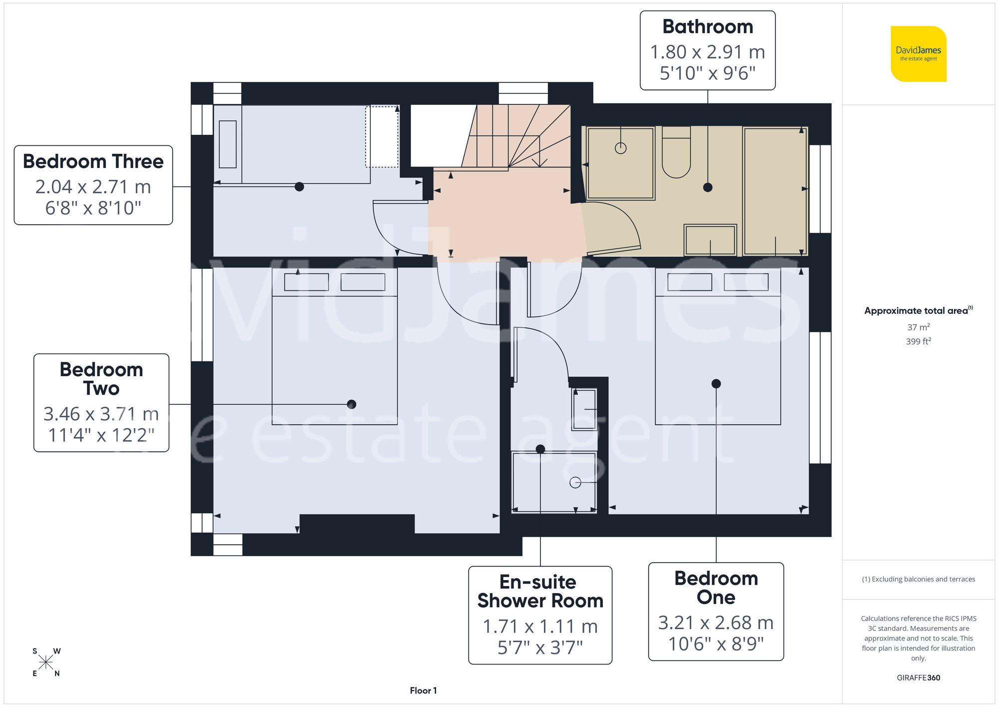 Floorplan for Marshall Hill Drive, Mapperley, Nottingham