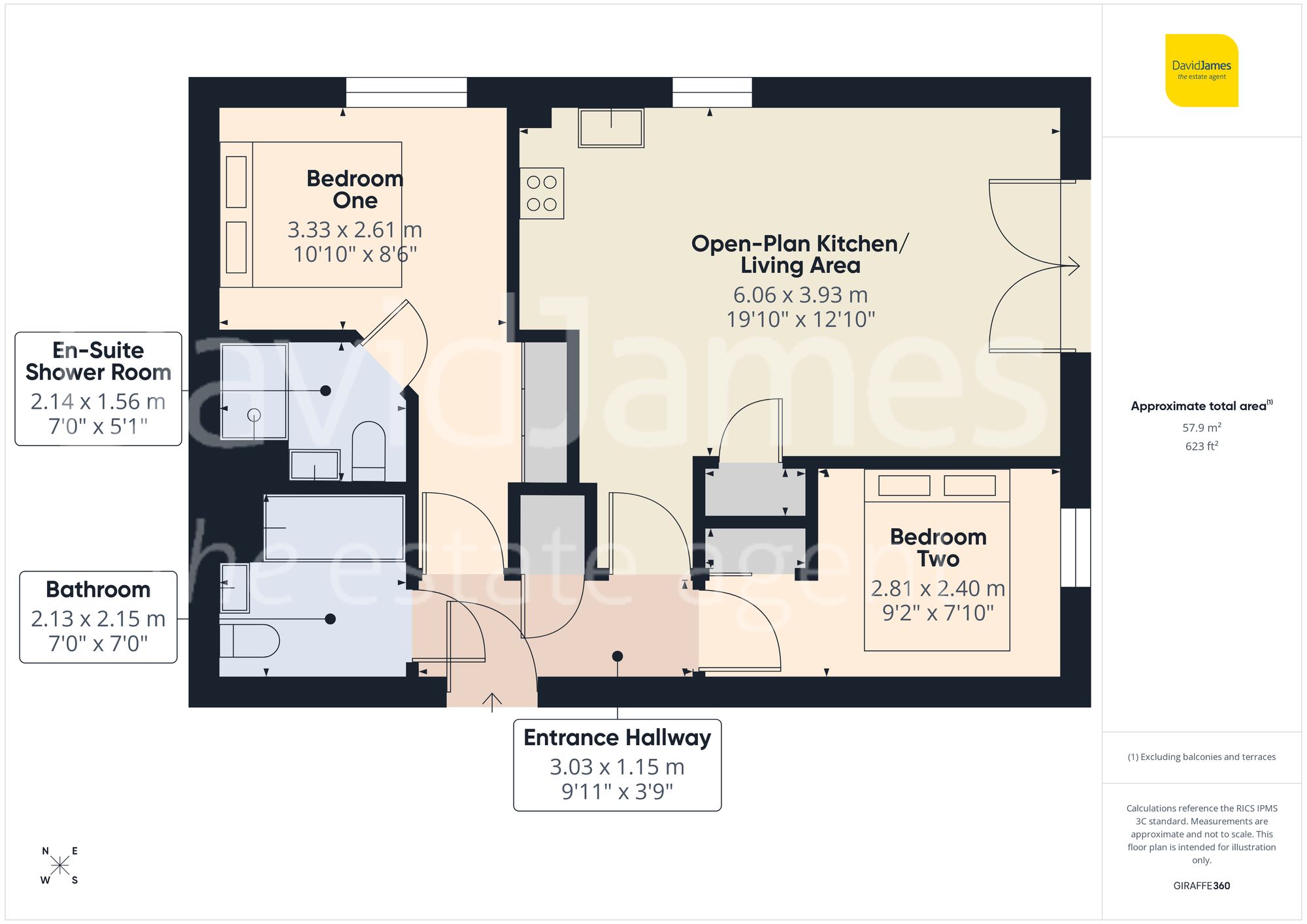 Floorplan for Colbrook Place, Midland Road, Carlton, Nottingham
