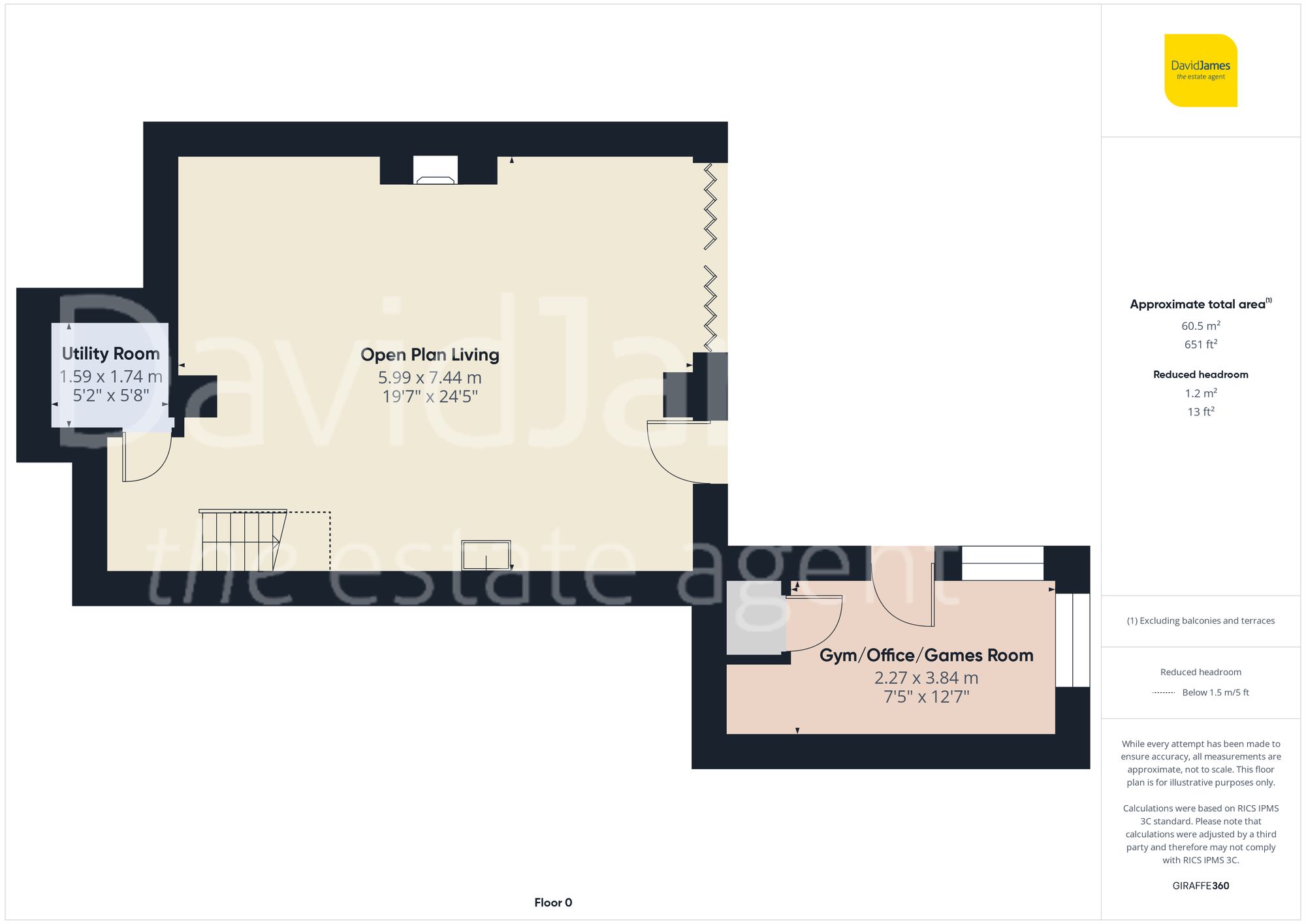 Floorplan for Oakdale Road, Carlton, Nottingham
