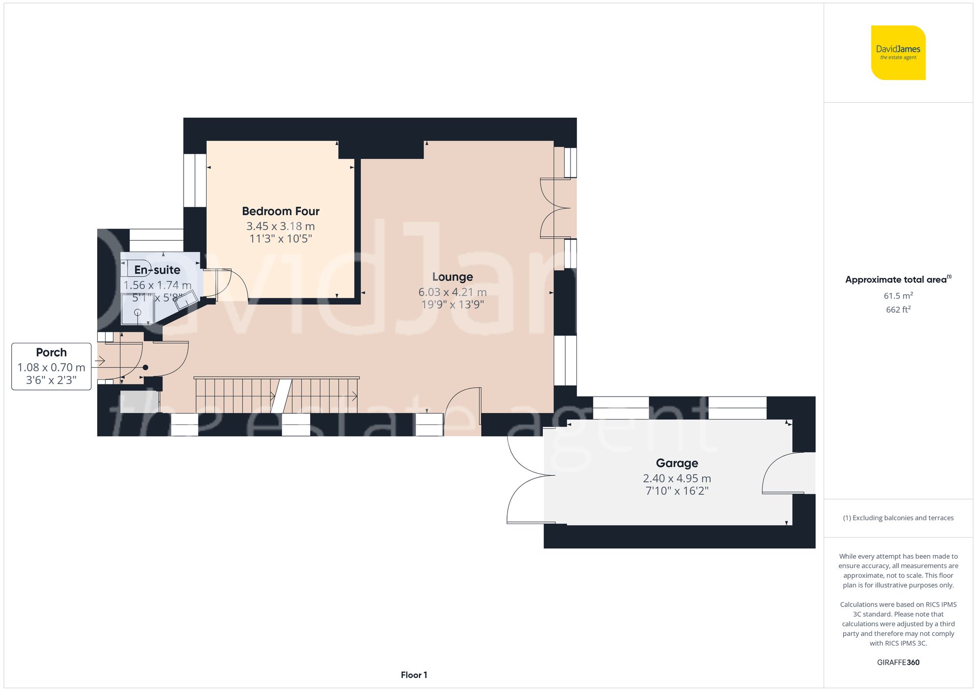 Floorplan for Oakdale Road, Carlton, Nottingham