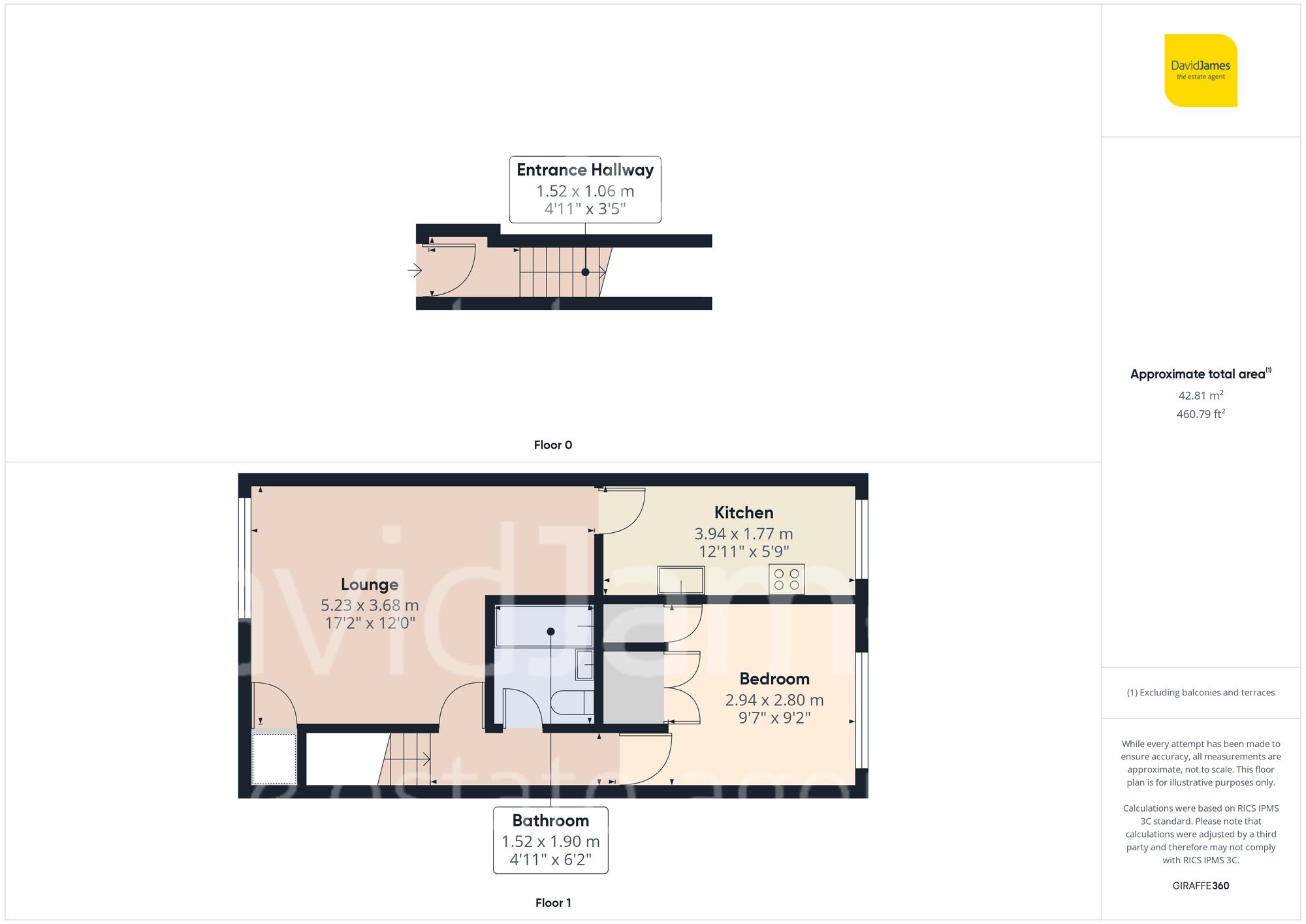 Floorplan for Stockdale Close, Arnold, Nottingham