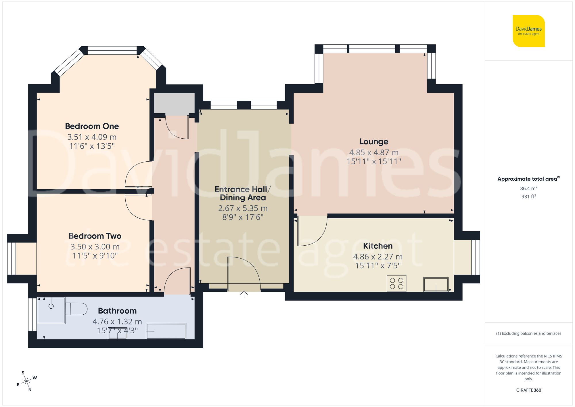 Floorplan for Magdala Road, Mapperley Park, Nottingham