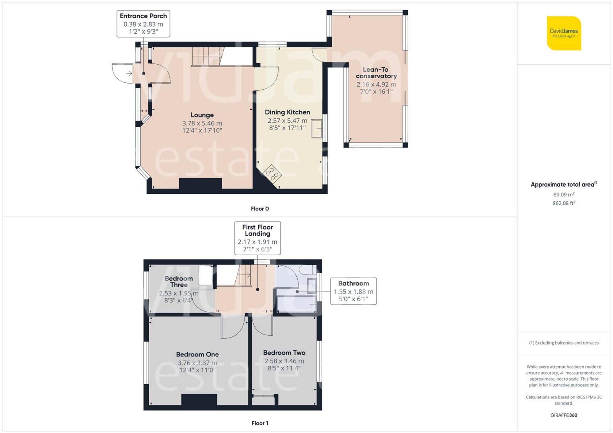 Floorplan for Querneby Road, Mapperley, Nottingham