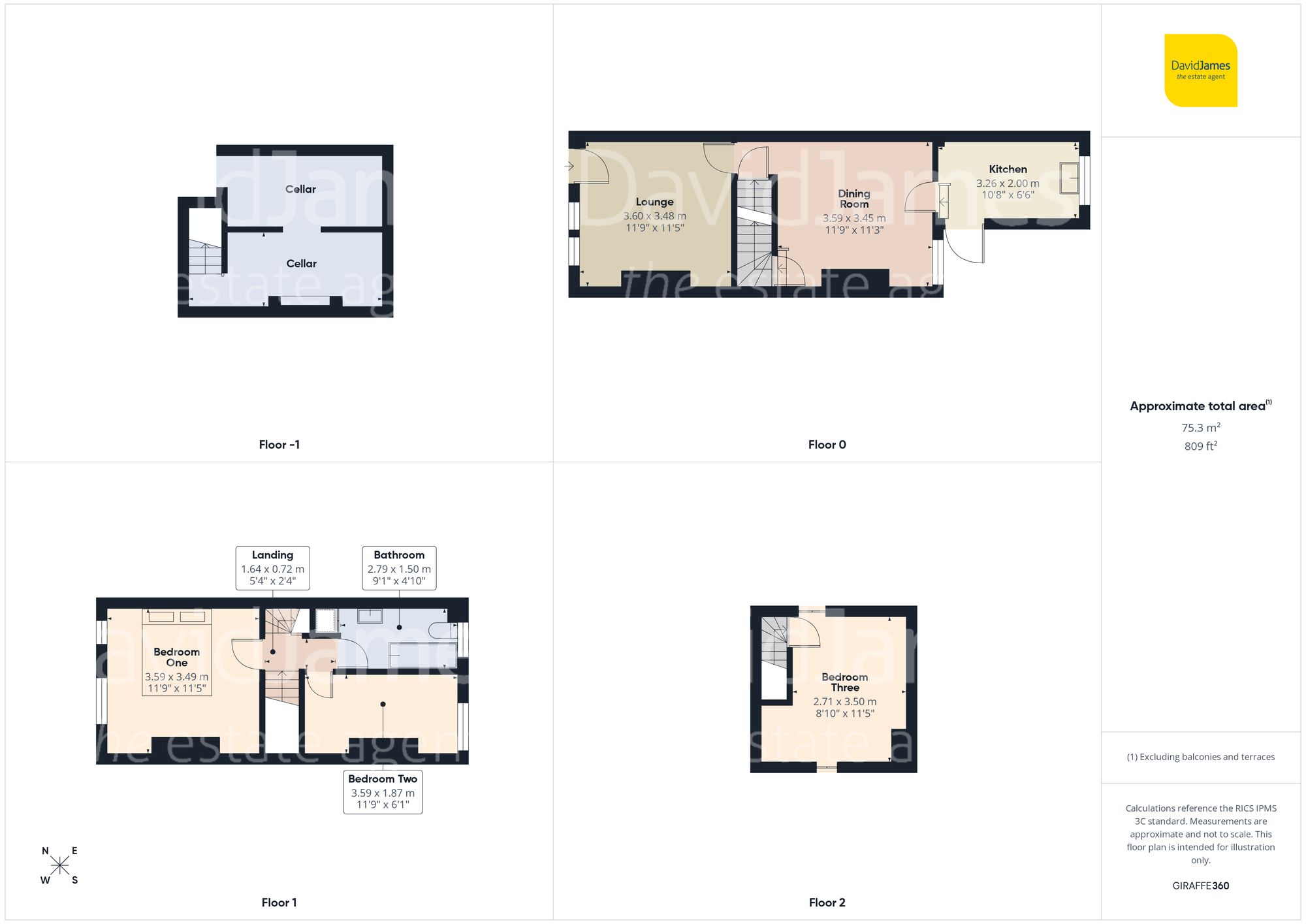 Floorplan for Woodborough Road, Mapperley, Nottingham
