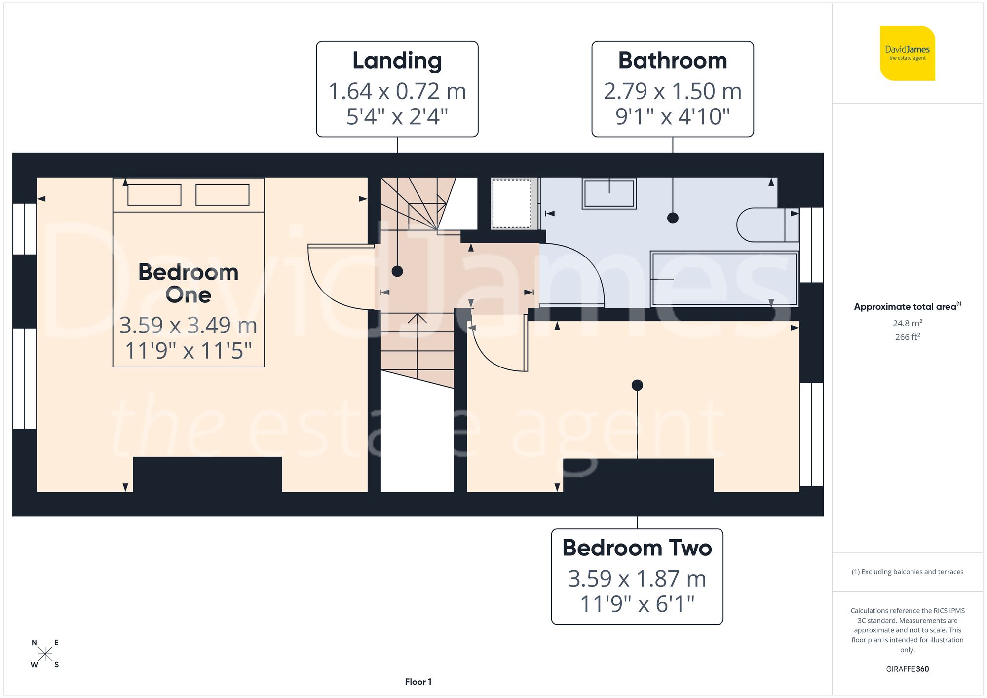 Floorplan for Woodborough Road, Mapperley, Nottingham