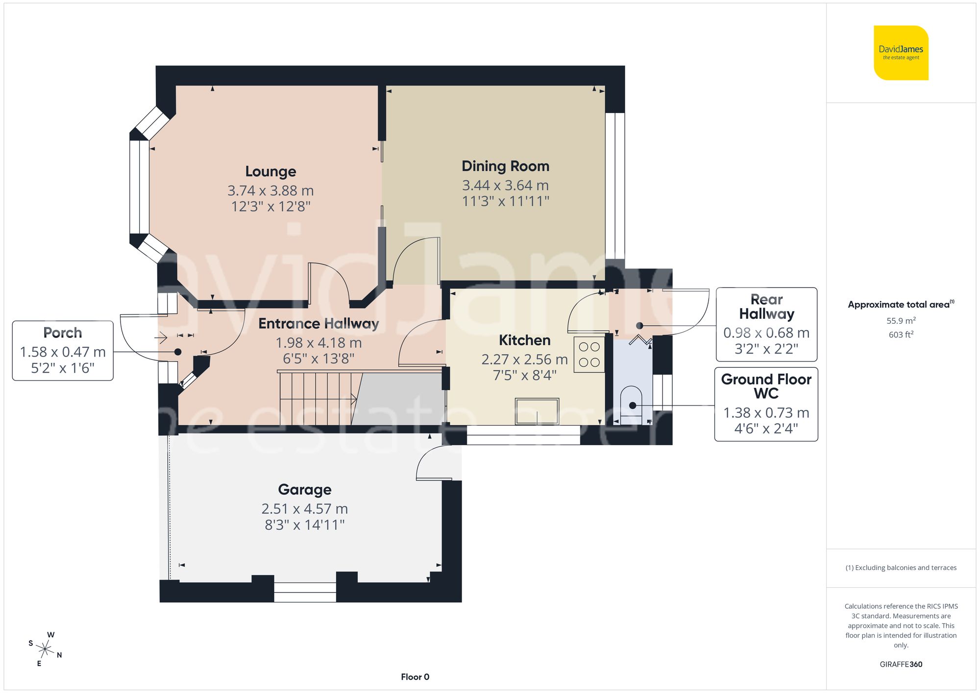 Floorplan for Greenwood Road, Nottingham