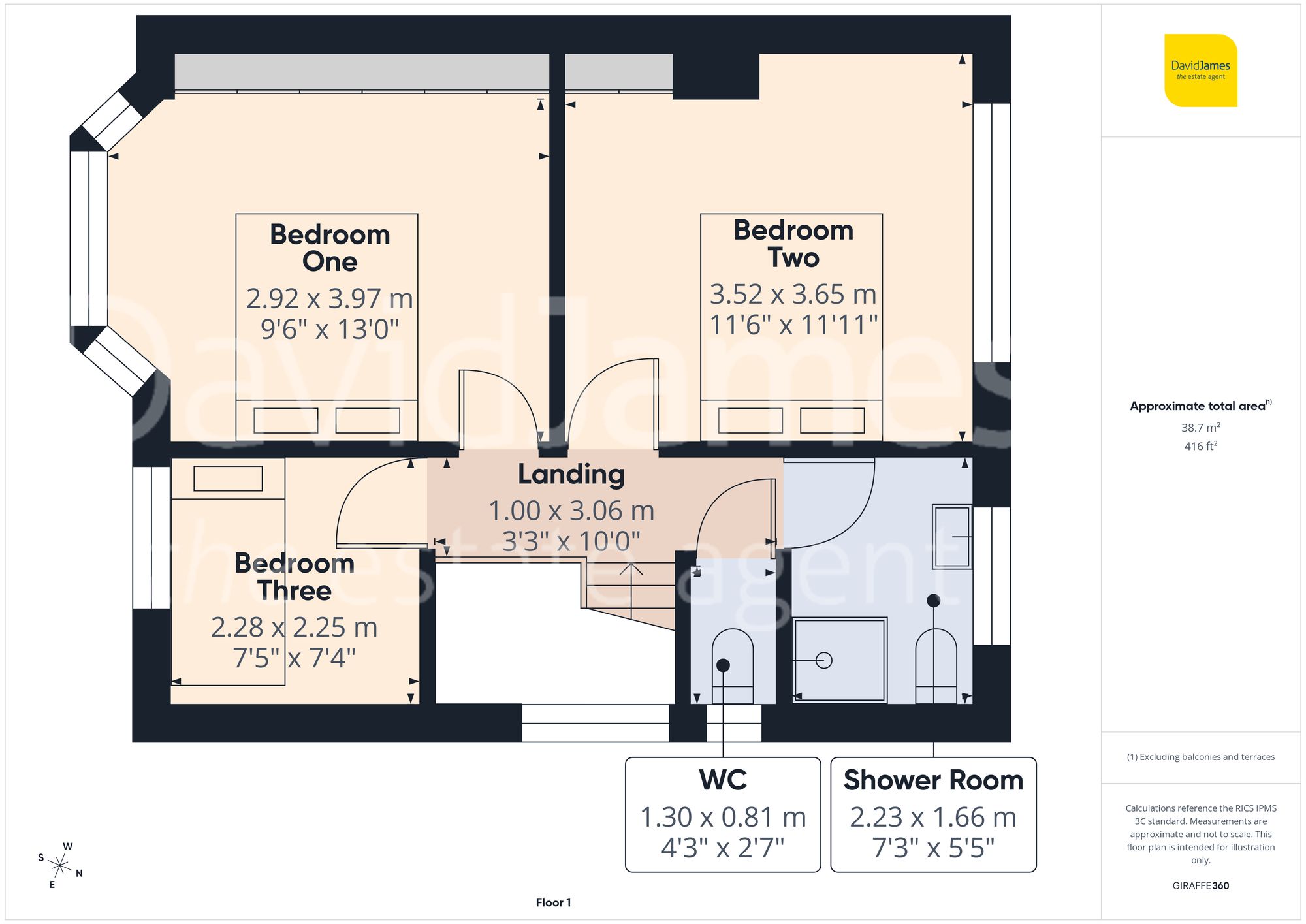 Floorplan for Greenwood Road, Nottingham
