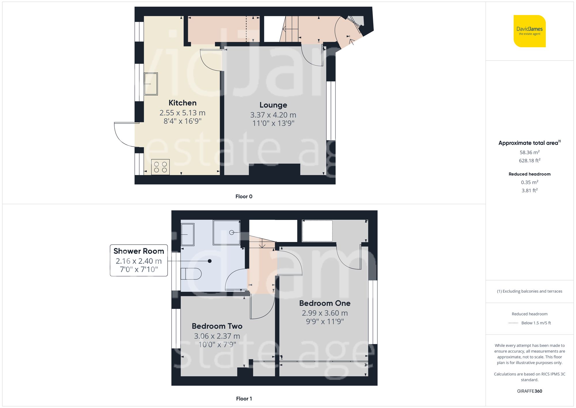 Floorplan for Linton Rise, Nottingham