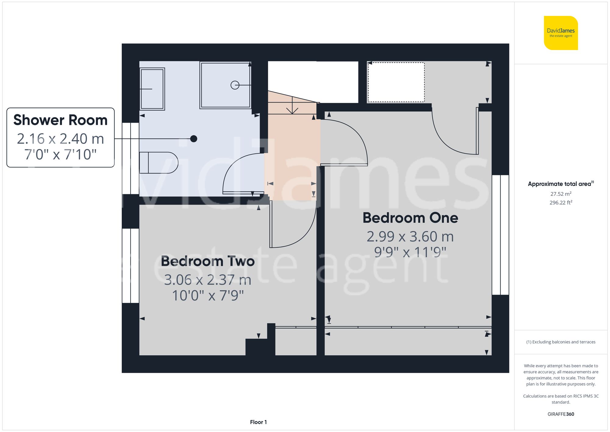 Floorplan for Linton Rise, Nottingham