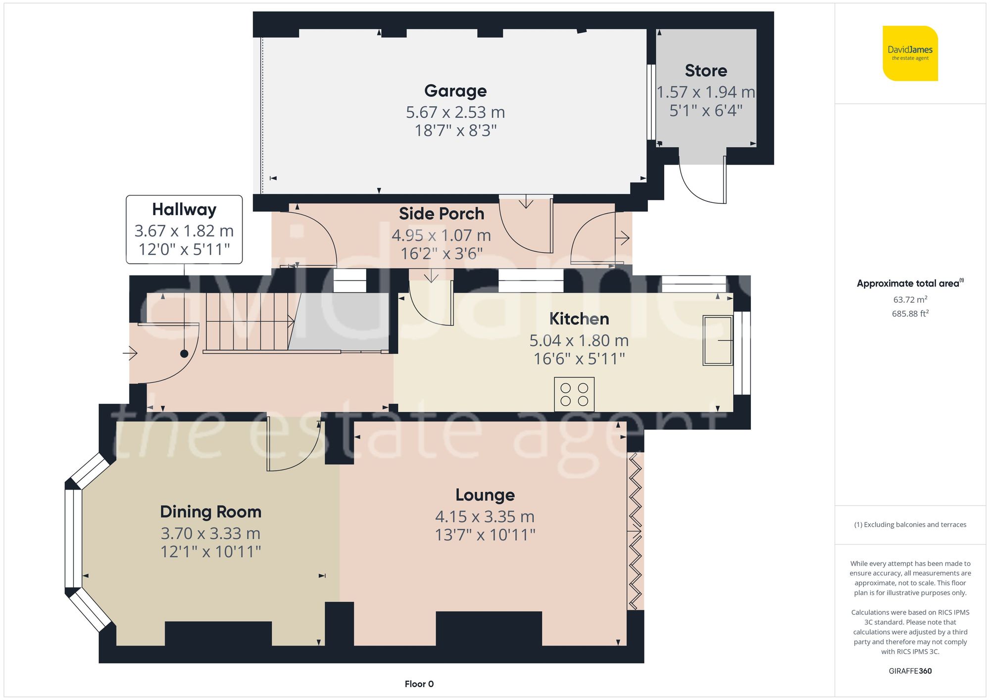 Floorplan for St Michaels Avenue, Gedling, Nottingham