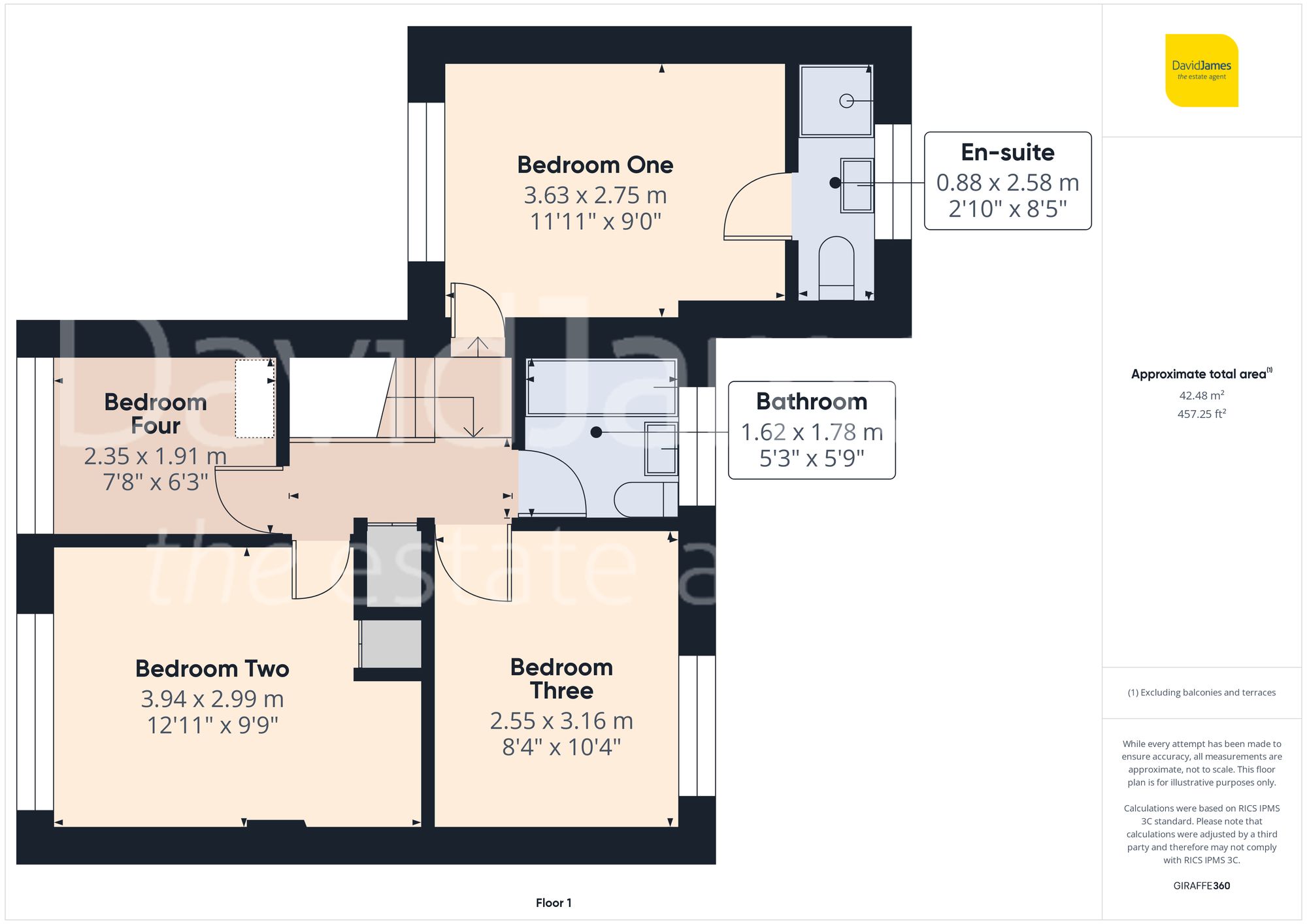 Floorplan for Freda Close, Gedling, Nottingham