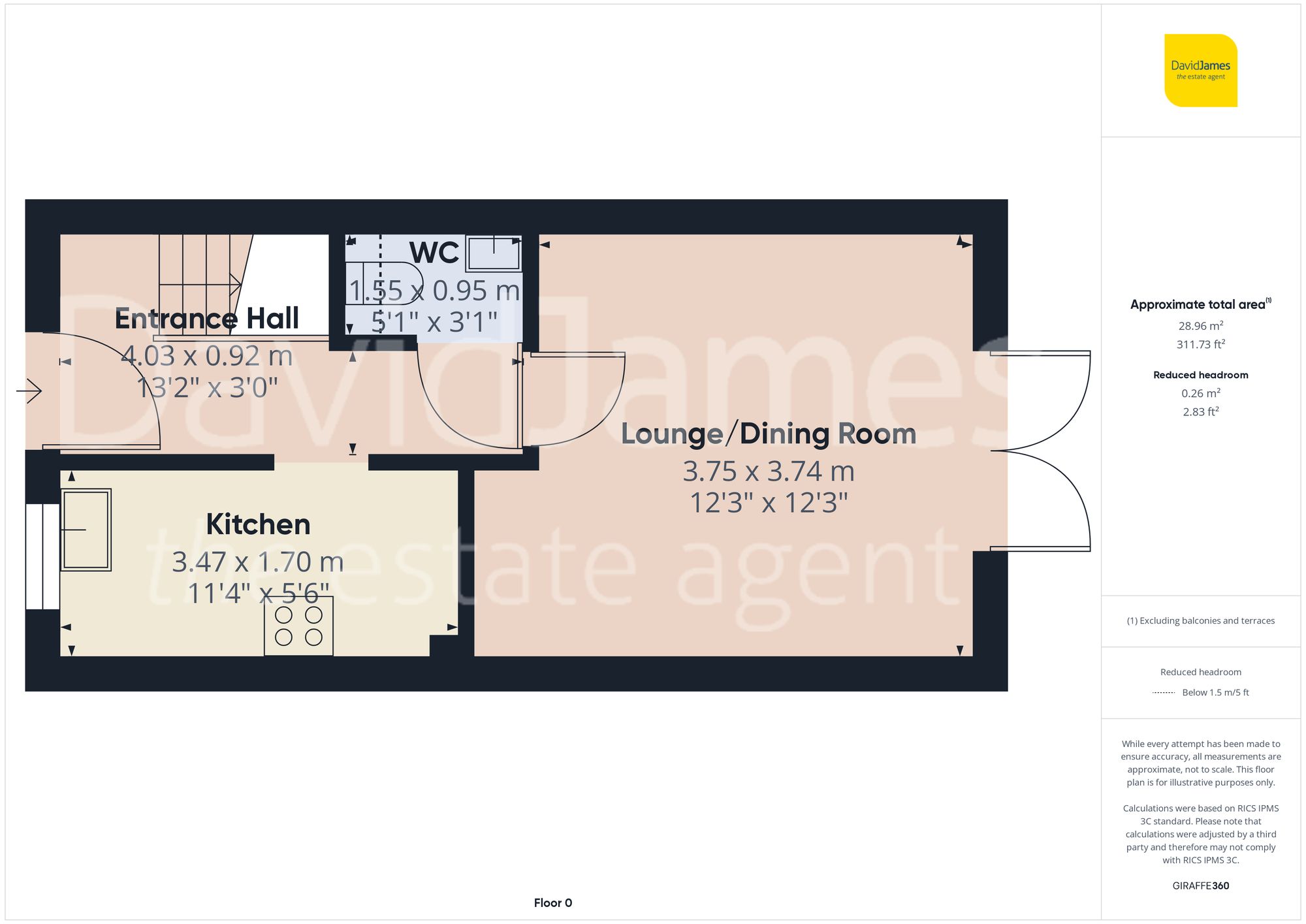Floorplan for Huckerbys Field, Carlton, Nottingham