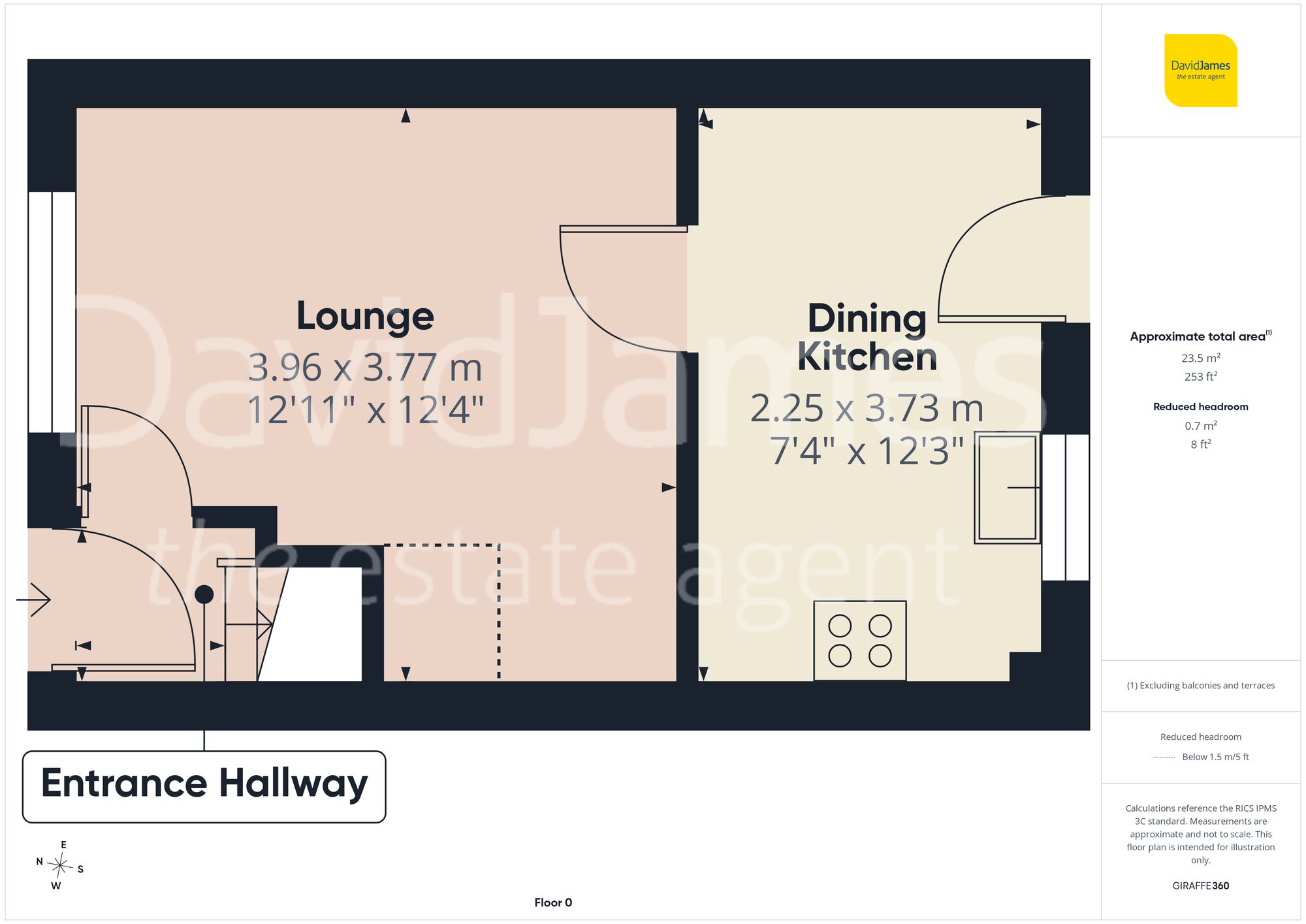 Floorplan for Landmere Gardens, Mapperley, Nottingham