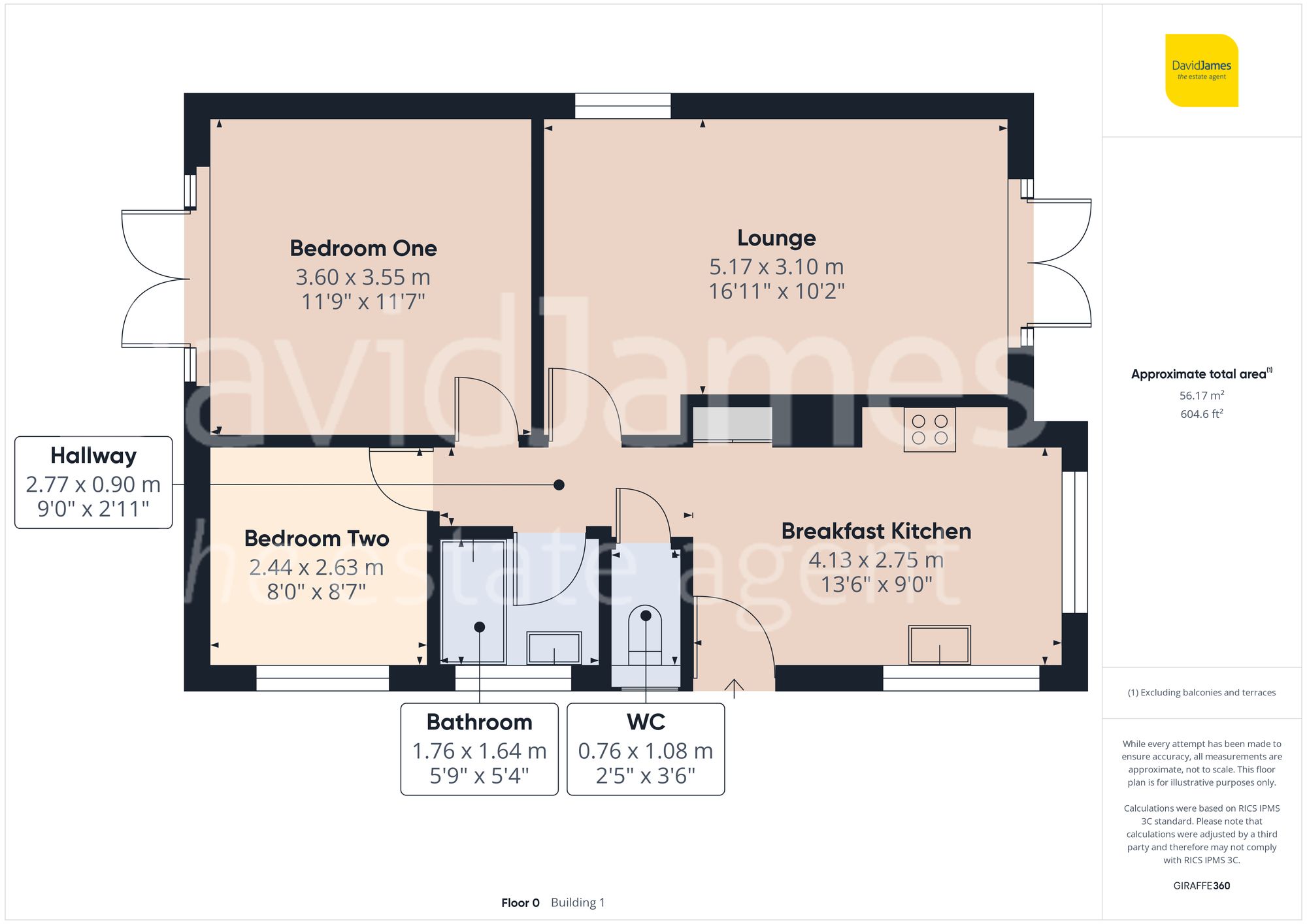 Floorplan for Belper Avenue, Carlton, Nottingham