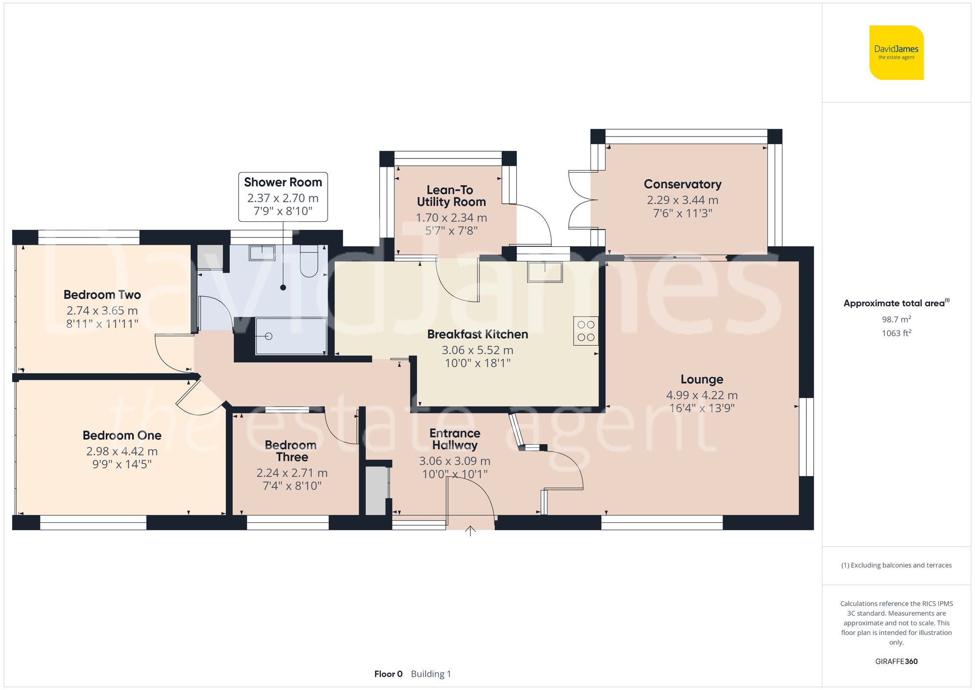 Floorplan for Kenrick Road, Mapperley, Nottingham