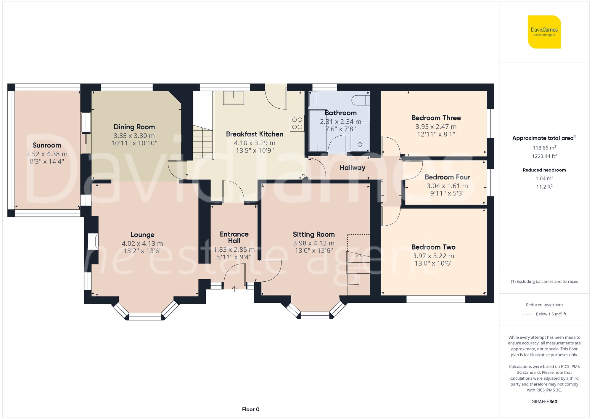 Floorplan for Kent Road, Mapperley, Nottingham