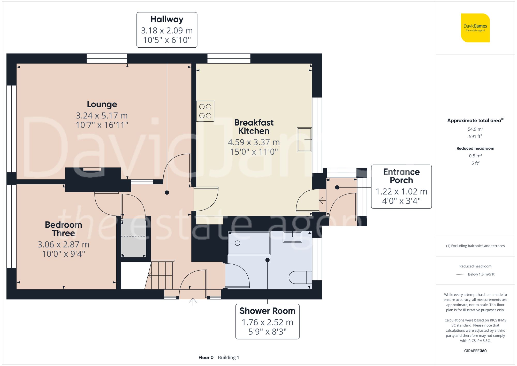 Floorplan for Violet Road, Carlton, Nottingham