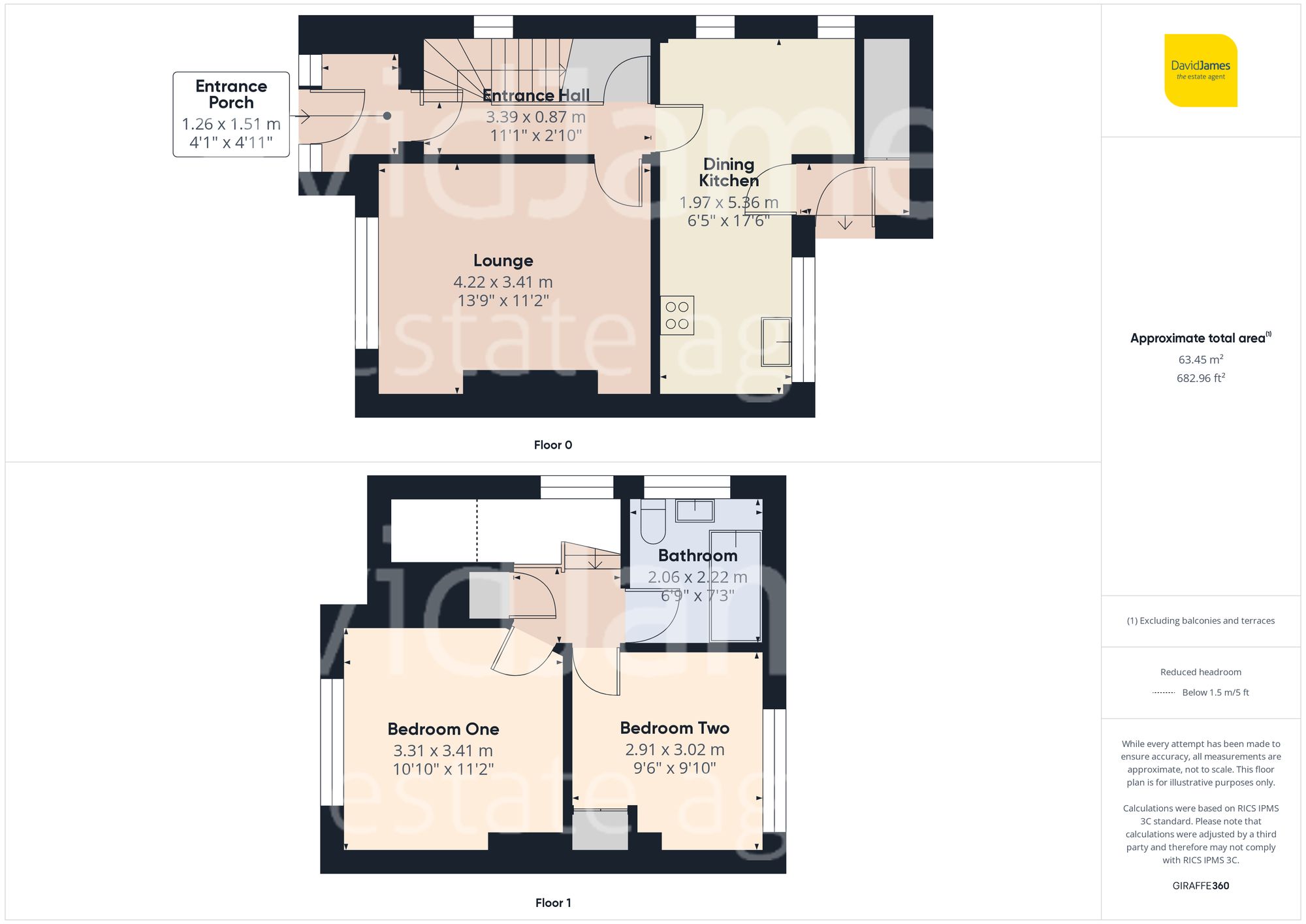 Floorplan for Hereford Road, Nottingham