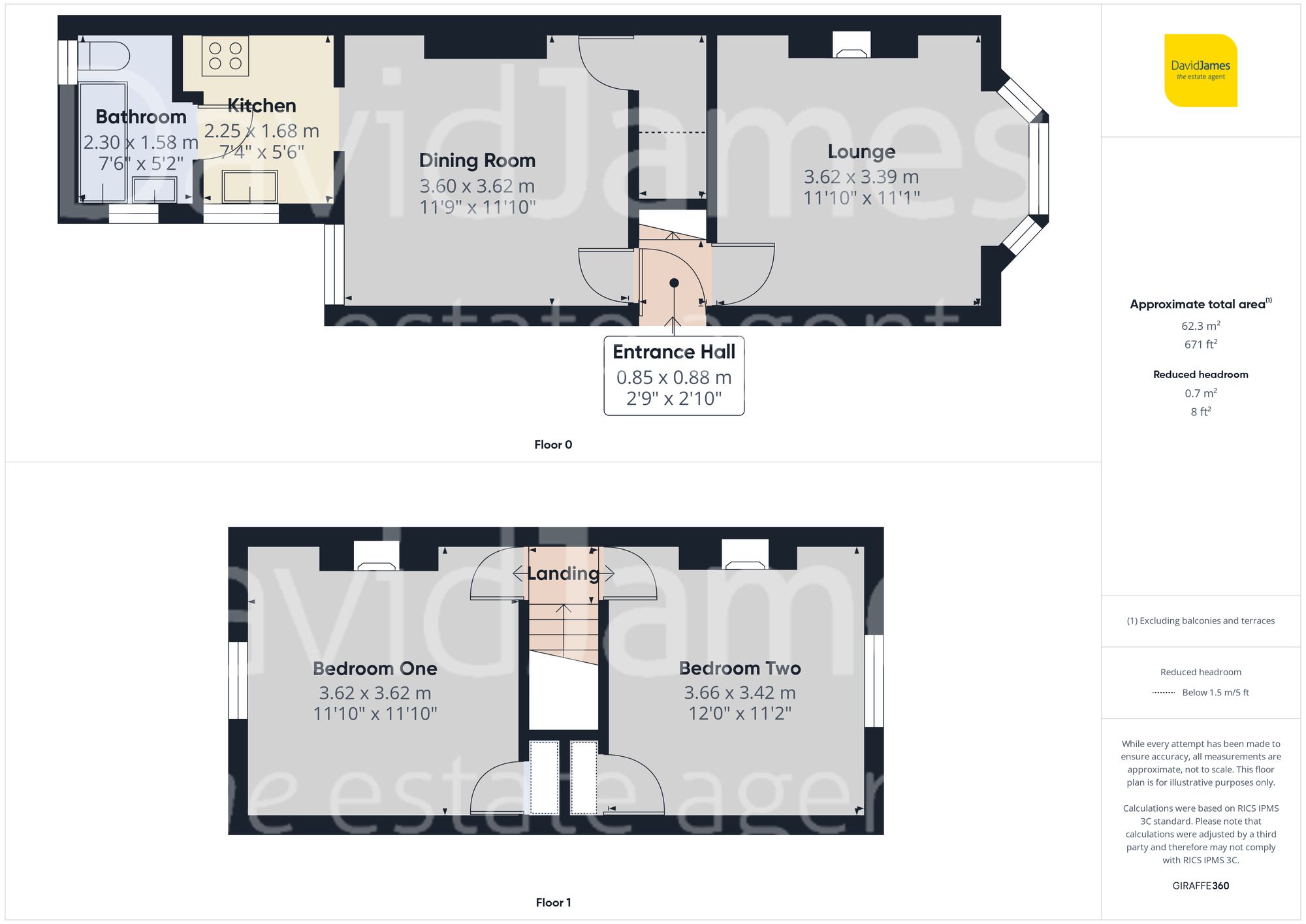 Floorplan for Agnes Villas, Nottingham, NG3