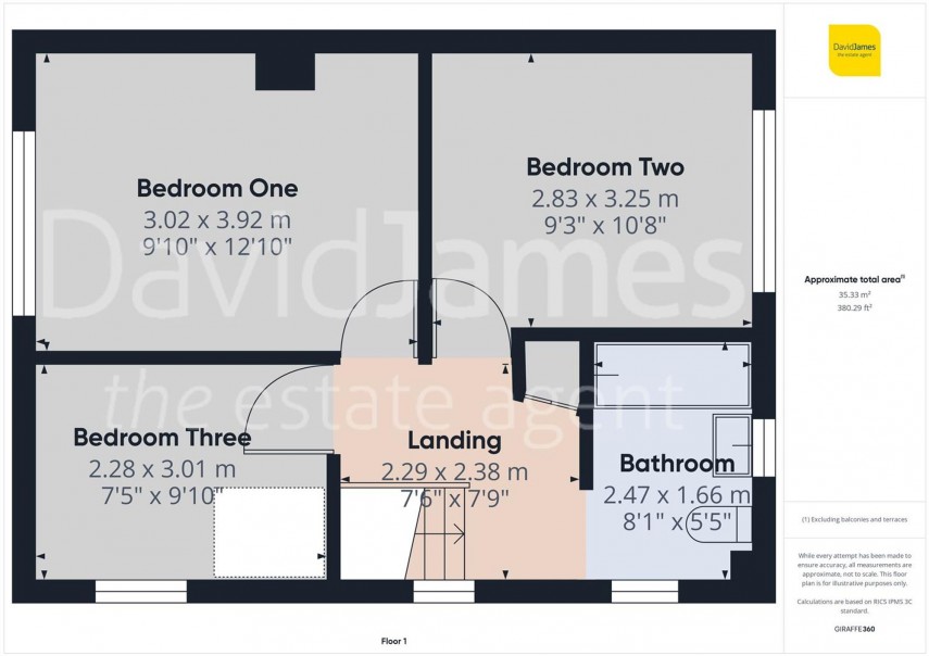 Floorplan for Beckhampton Road, Bestwood Park, Nottingham