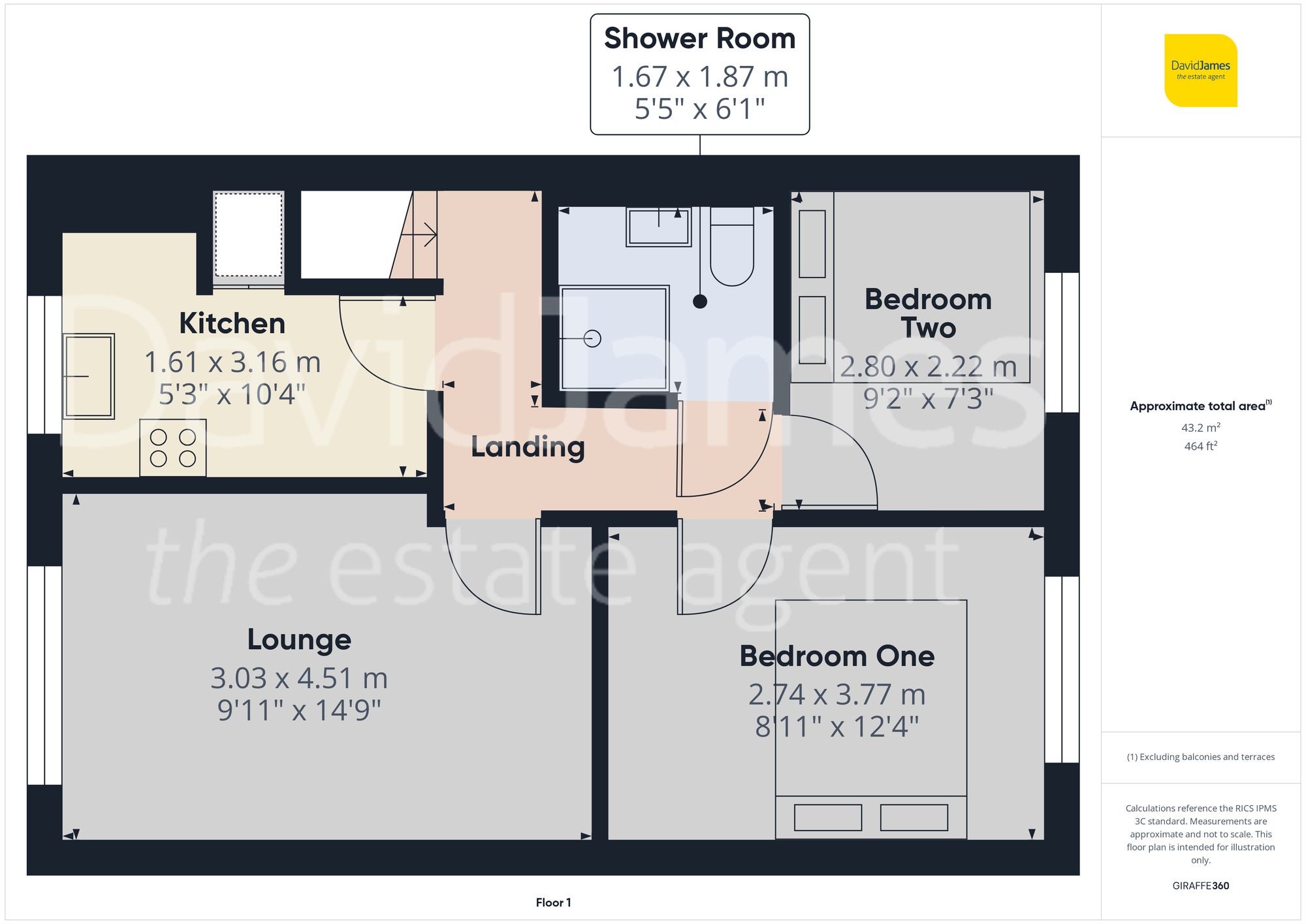 Floorplan for Manor Green Walk, Carlton, Nottingham
