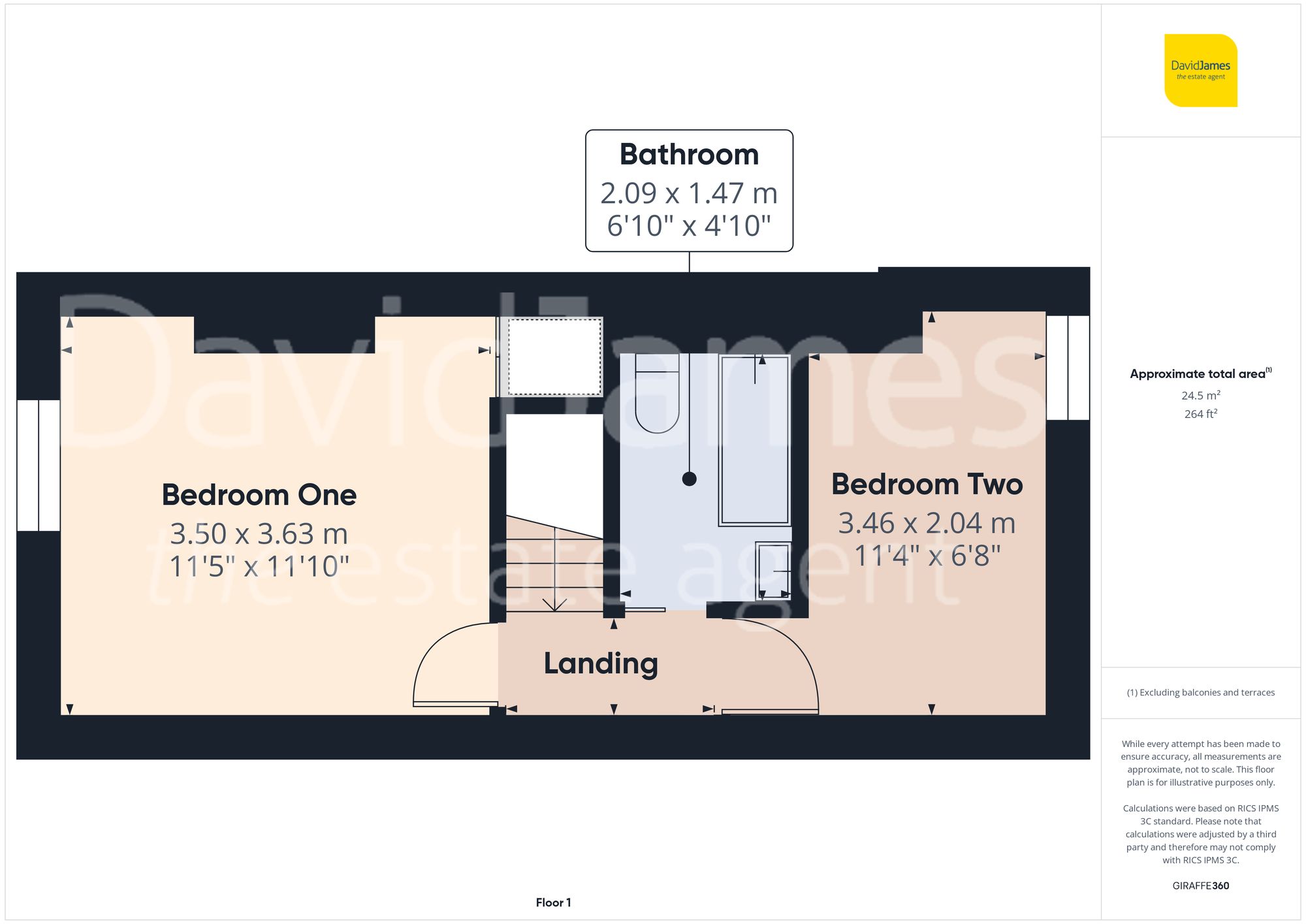Floorplan for Staples Street, Mapperley, Nottingham