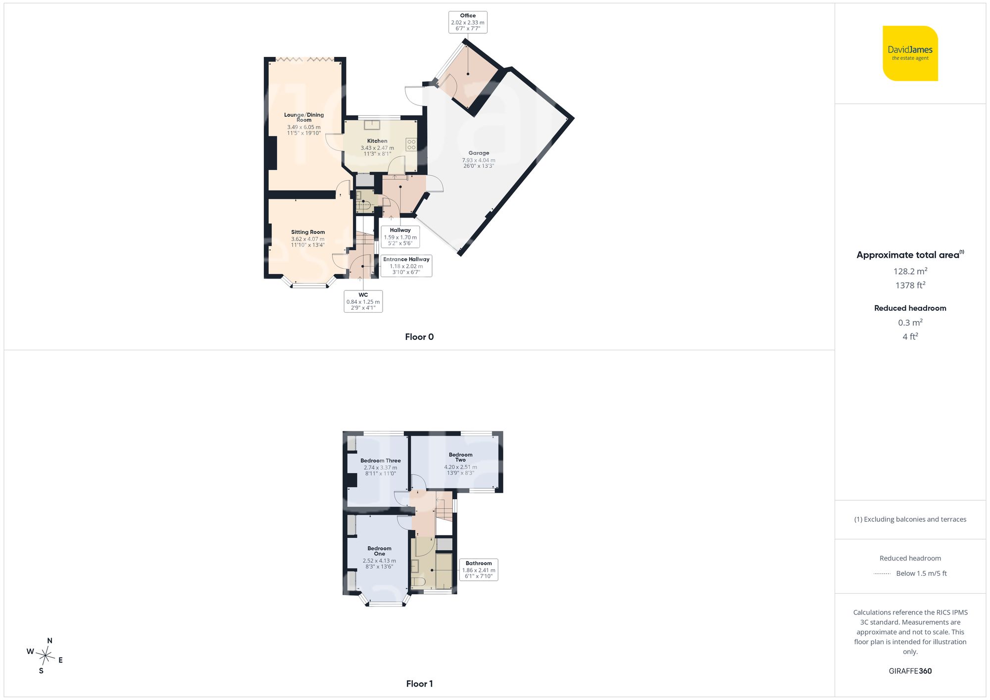 Floorplan for Thorpe Crescent, Mapperley, Nottingham