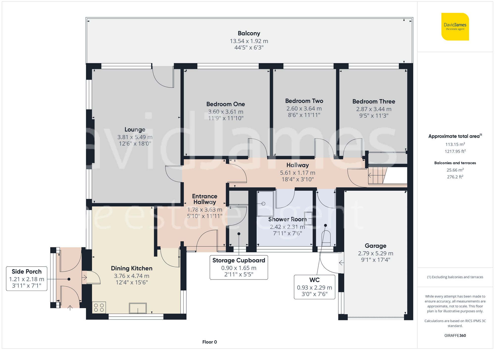 Floorplan for Middle Avenue, Carlton, Nottingham