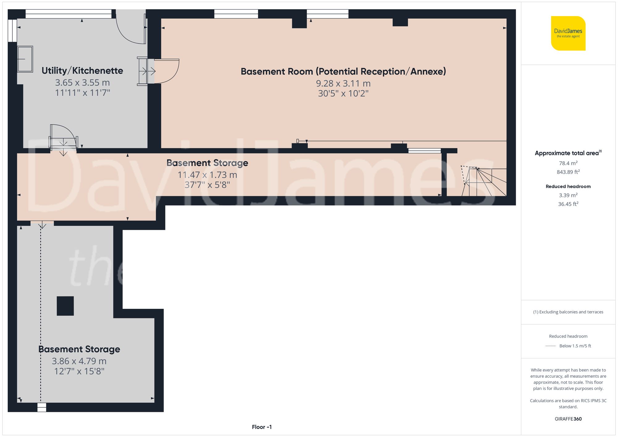 Floorplan for Middle Avenue, Carlton, Nottingham