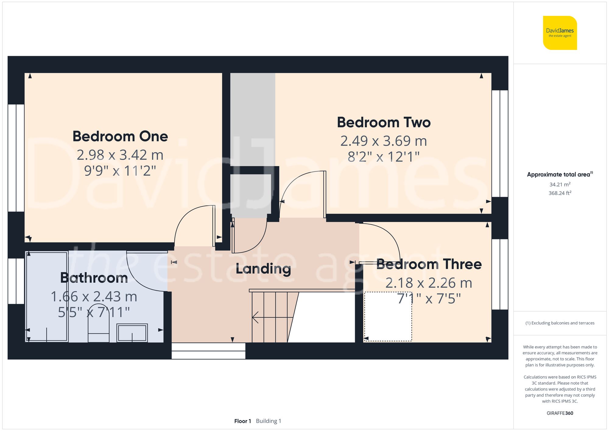 Floorplan for Thorneywood Rise, Nottingham