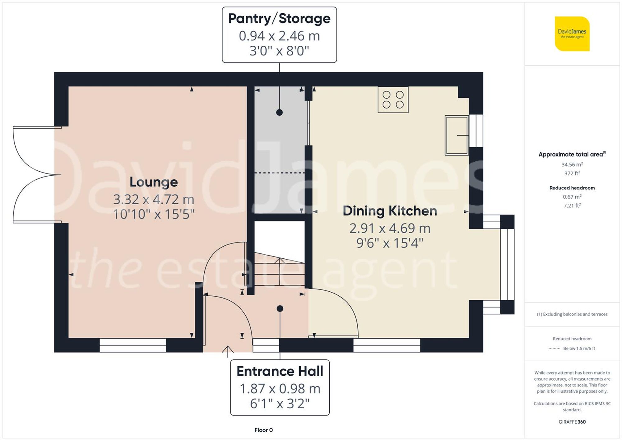 Floorplan for Drummond Avenue, Netherfield, Nottingham
