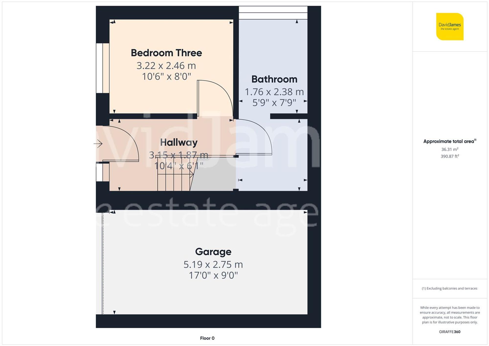 Floorplan for Malmesbury Road, Mapperley/Woodthorpe, Nottingham
