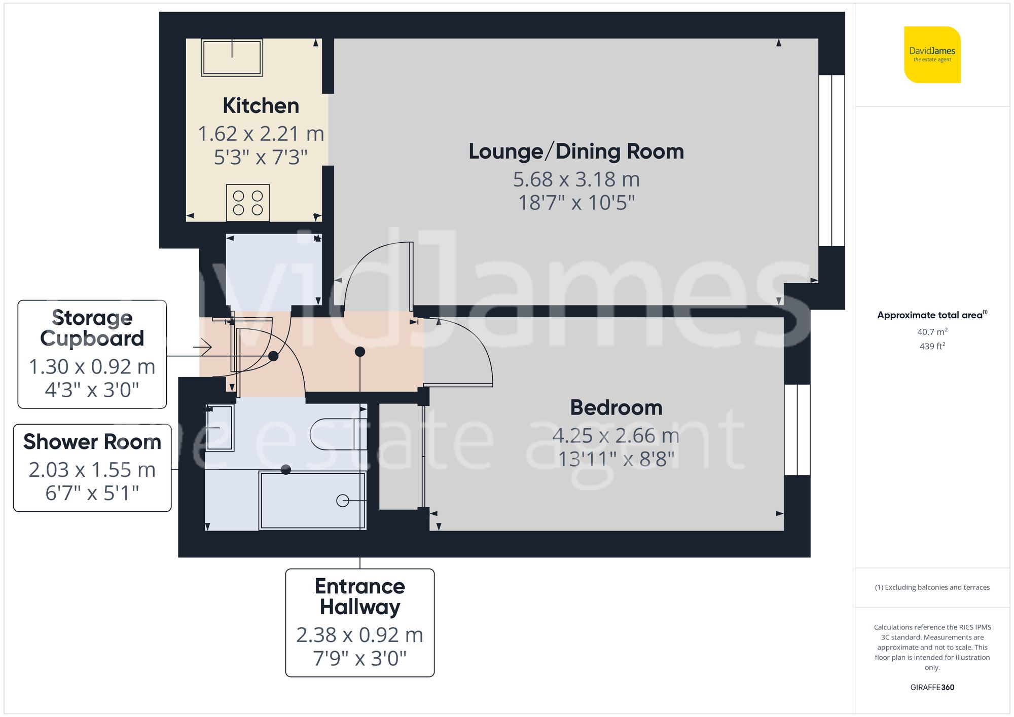 Floorplan for Beech Court, Mapperley, Nottingham