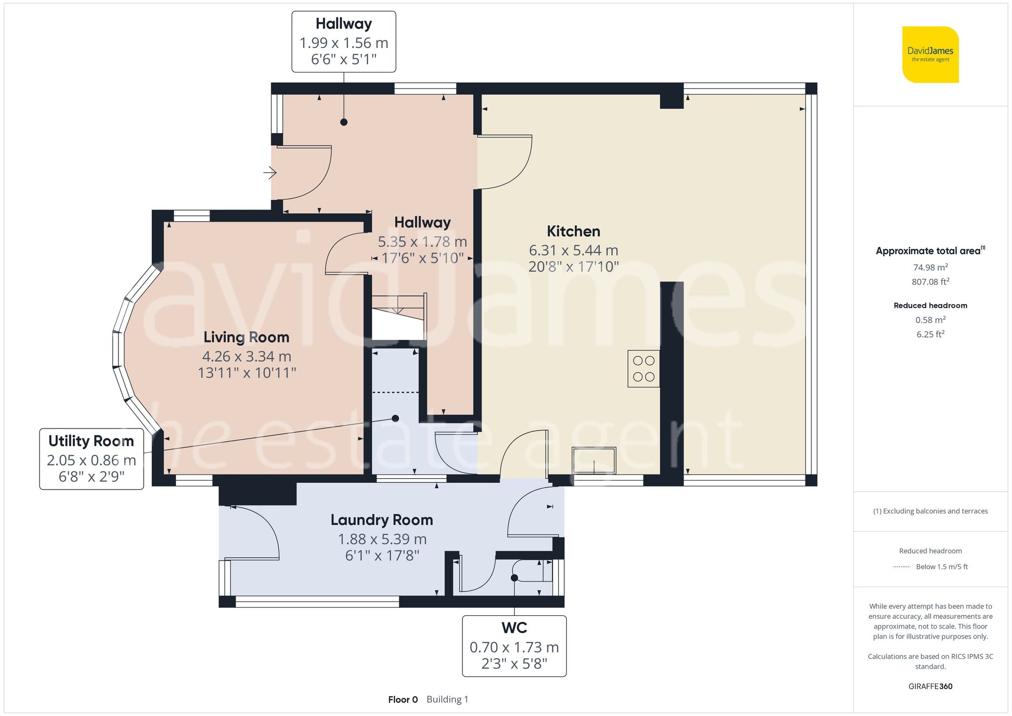 Floorplan for Jarvis Avenue, Bakersfield, Nottingham