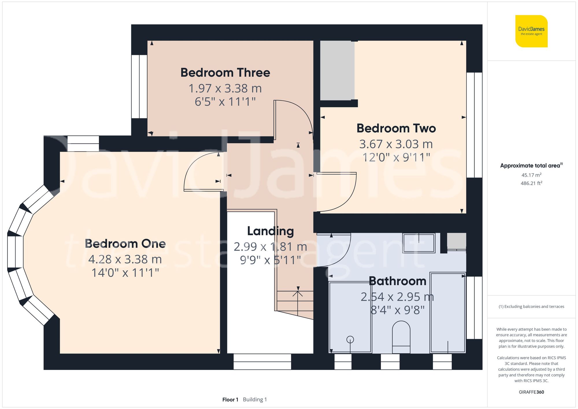 Floorplan for Jarvis Avenue, Bakersfield, Nottingham