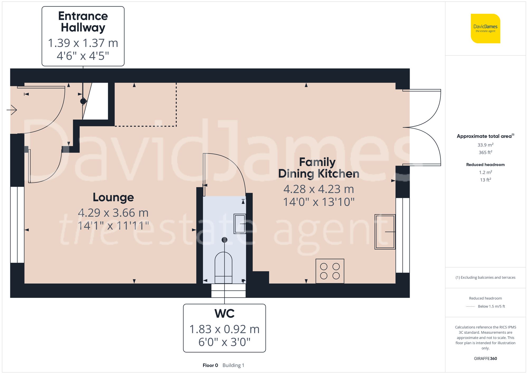 Floorplan for Albert Road, Alexandra Park, Nottingham