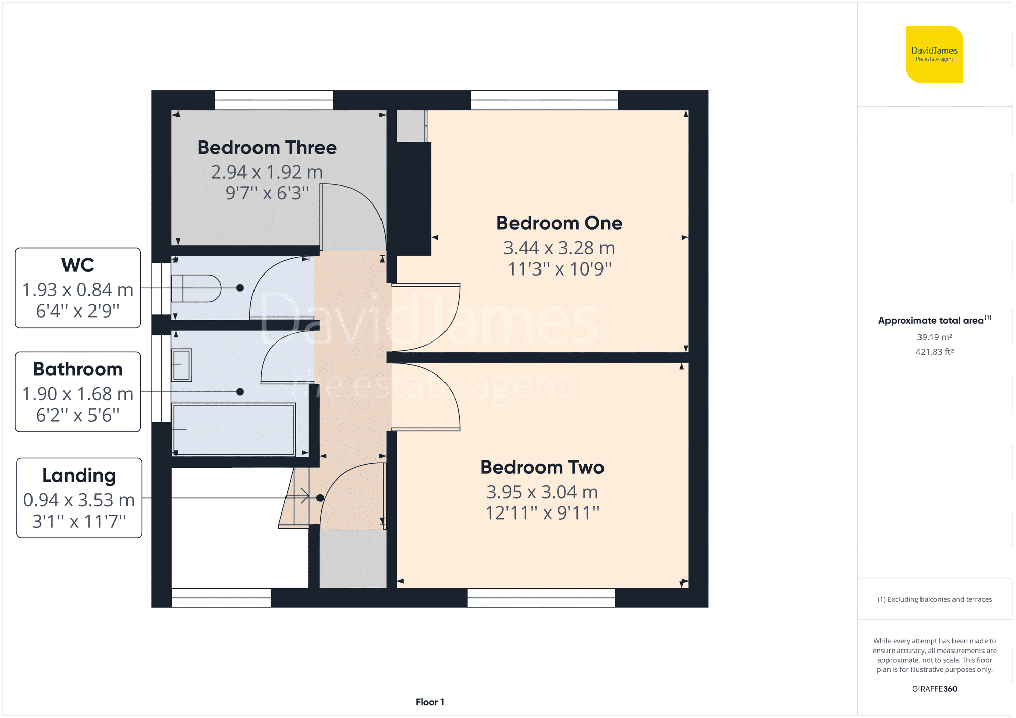 Floorplan for Hallam Road, Mapperley, Nottingham