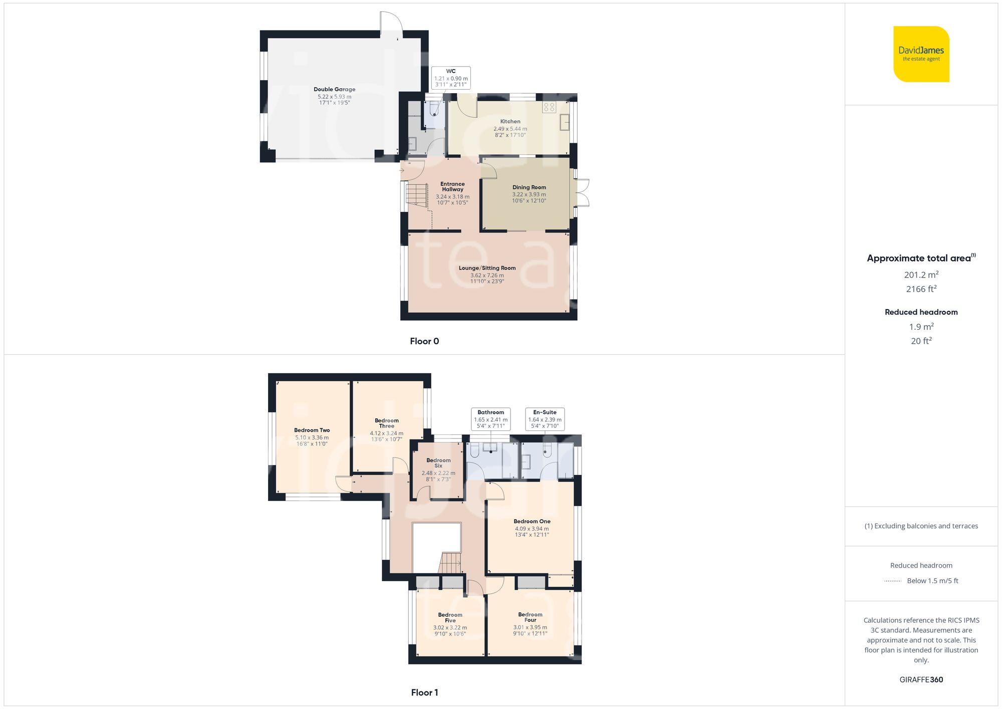 Floorplan for Arlington Drive, Mapperley Park, Nottingham