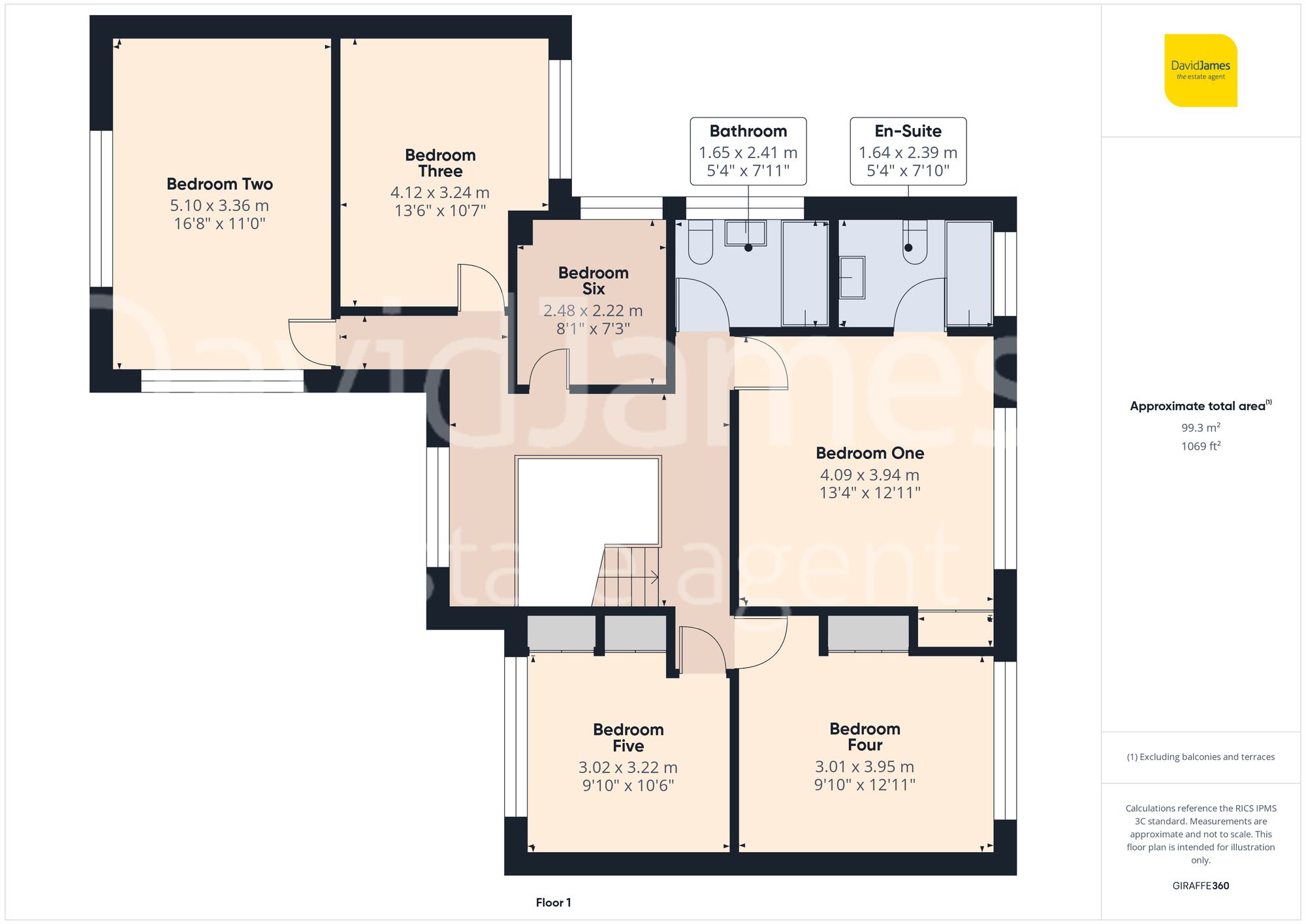 Floorplan for Arlington Drive, Mapperley Park, Nottingham