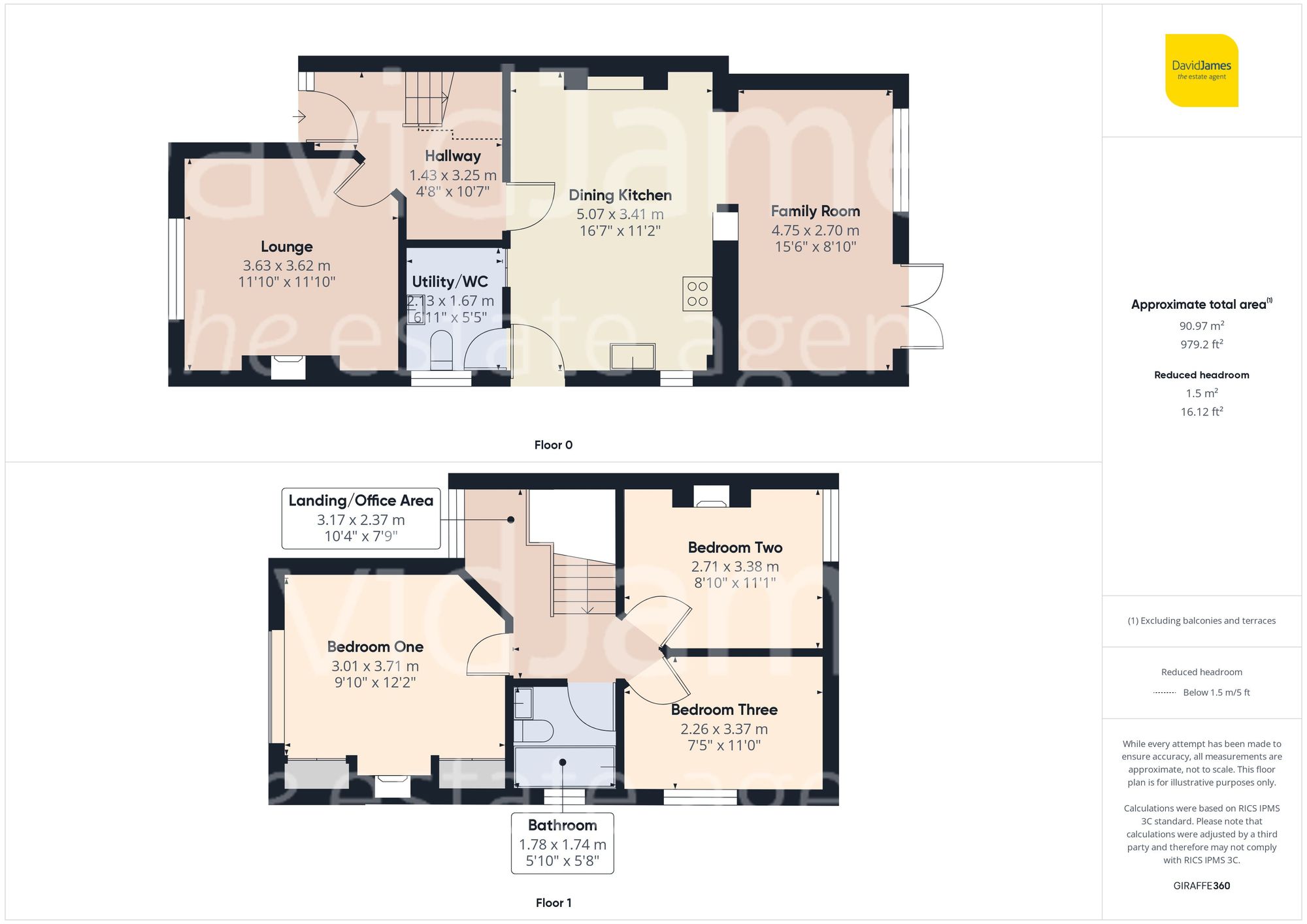Floorplan for Hilton Road, Mapperley, Nottingham