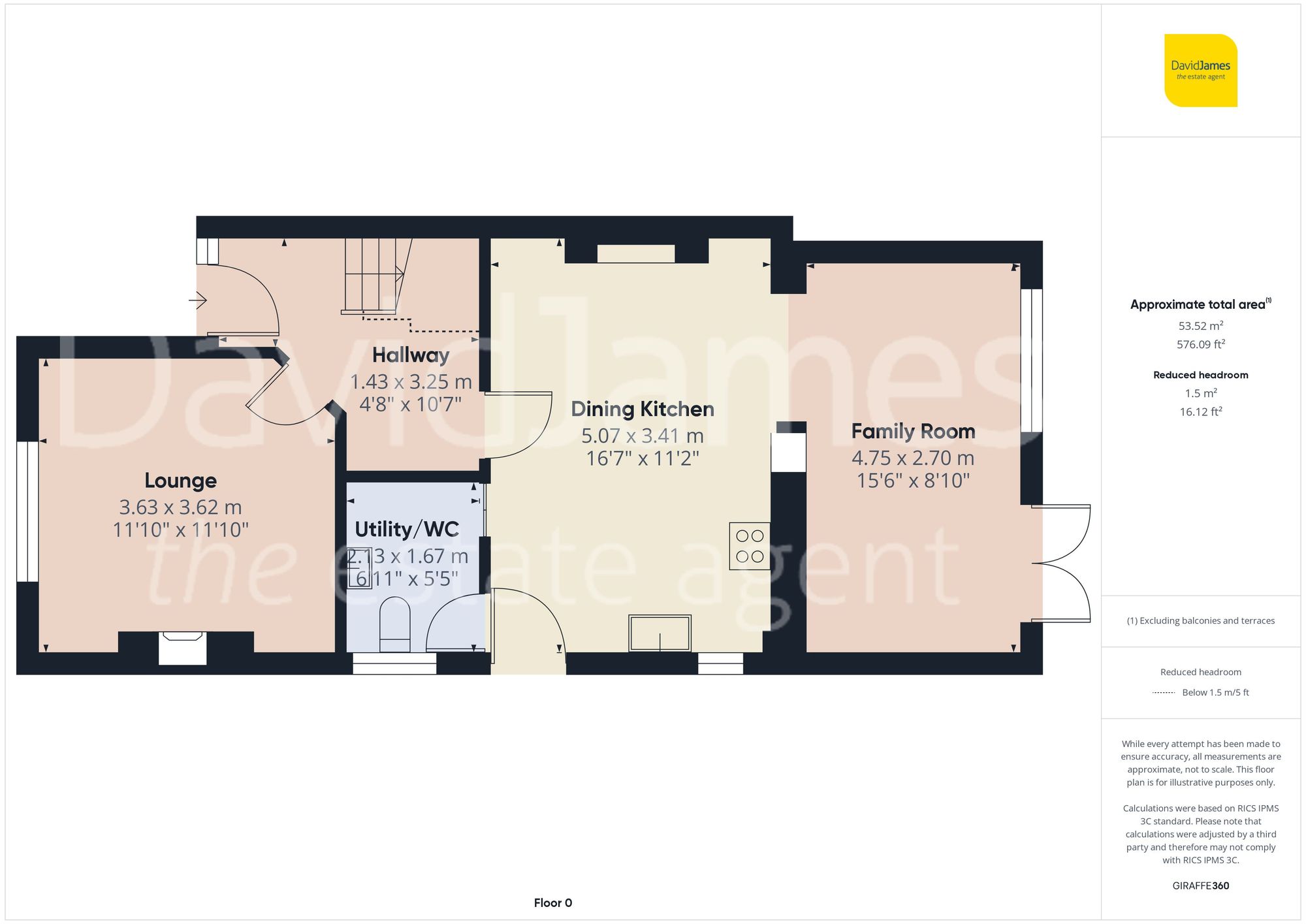 Floorplan for Hilton Road, Mapperley, Nottingham