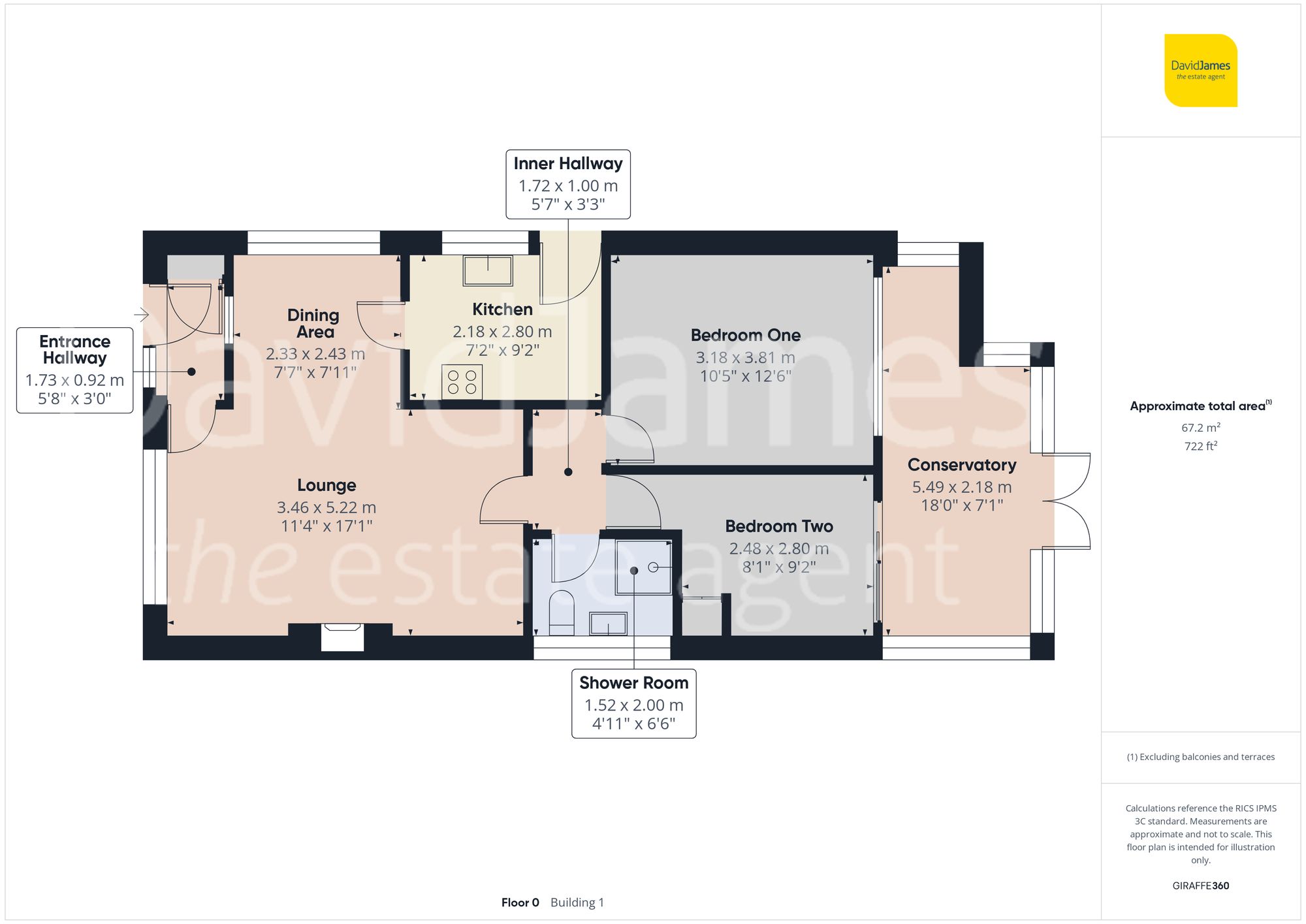 Floorplan for Briarbank Avenue, Nottingham