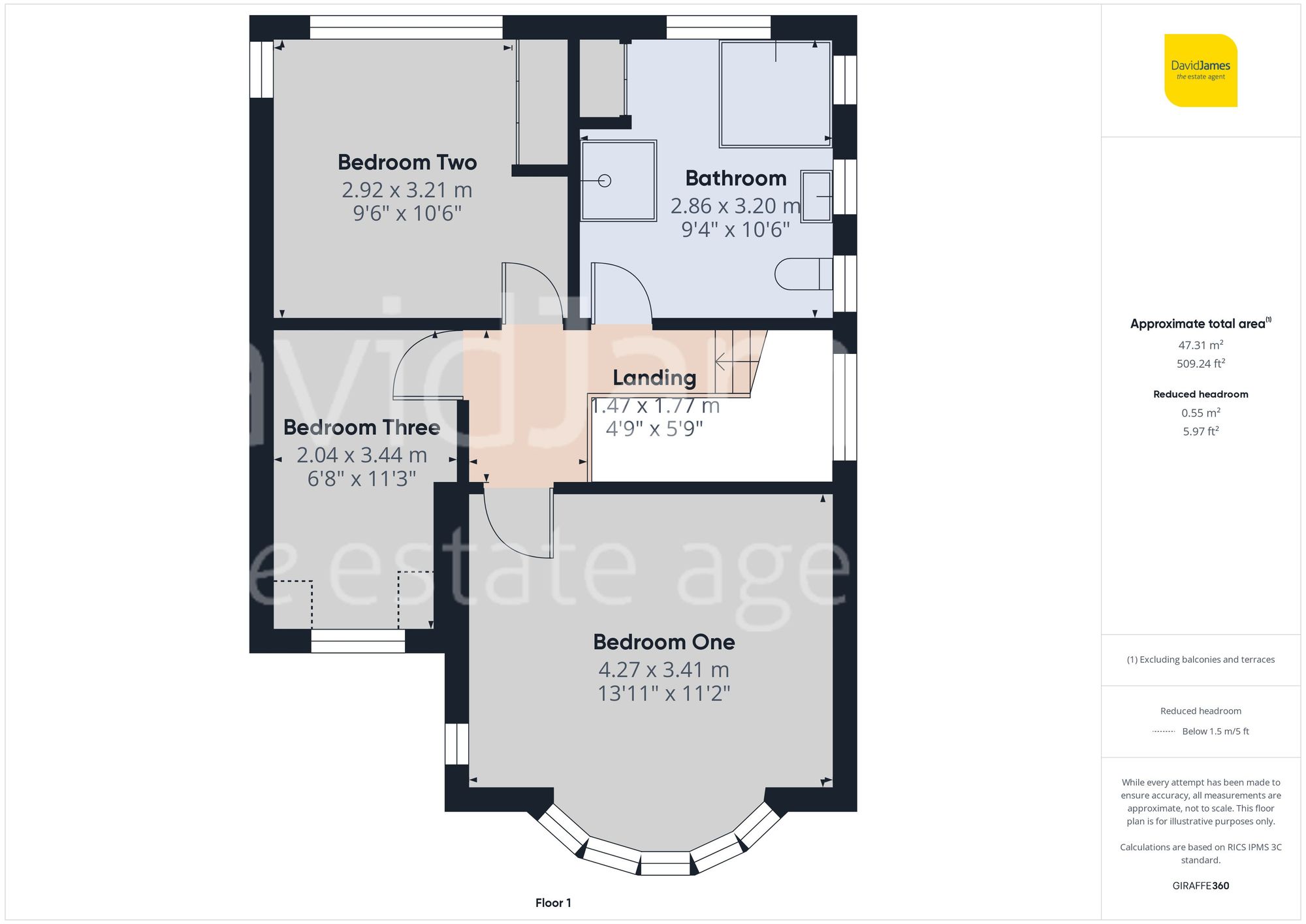 Floorplan for Greenwood Road, Bakersfield, Nottingham
