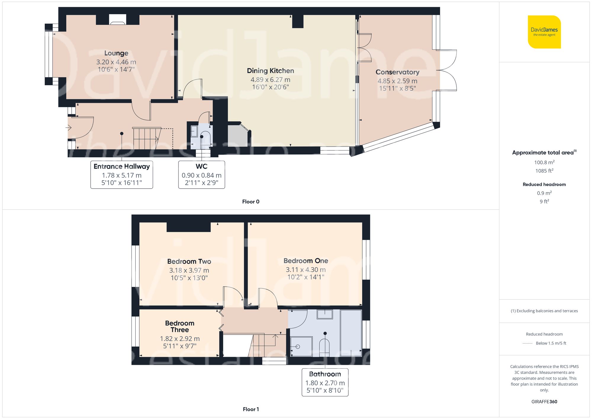 Floorplan for Kent Road, Mapperley, Nottingham