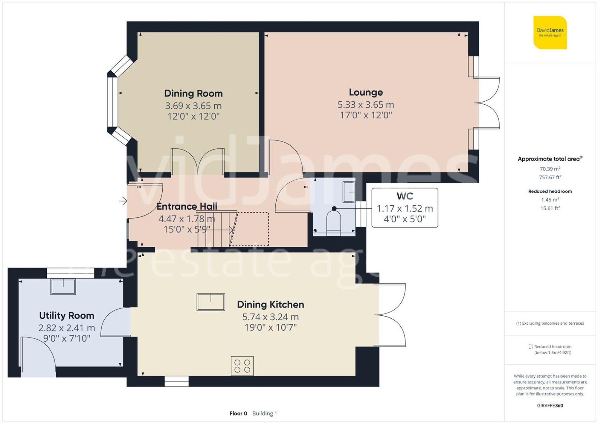 Floorplan for Mapperley Plains, Nottingham