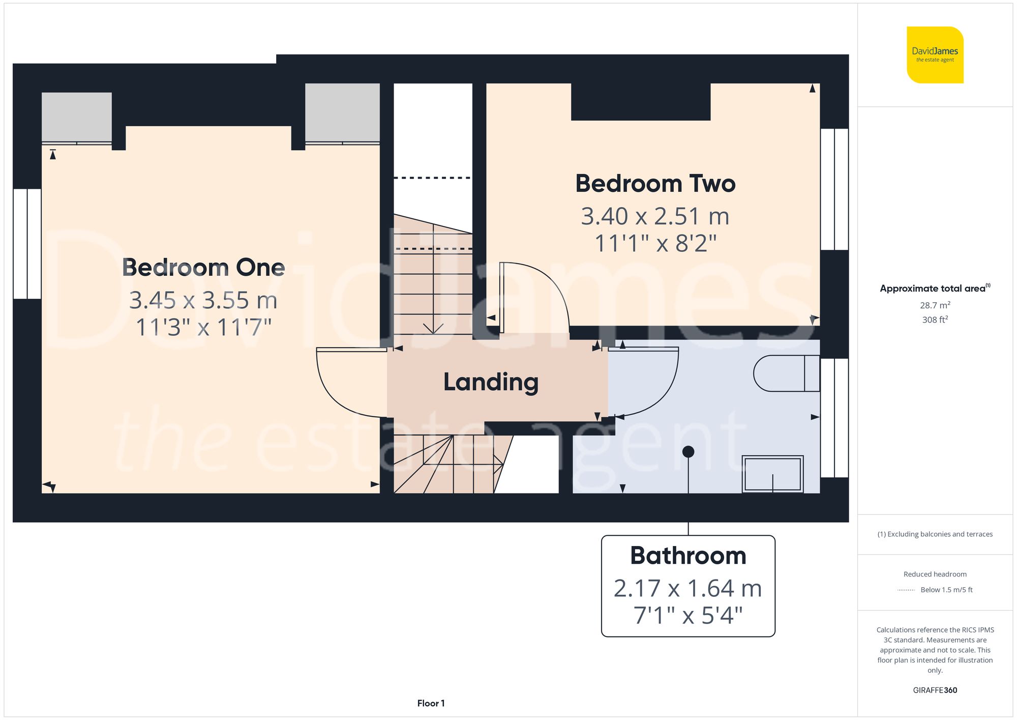Floorplan for Woodland Grove, Colwick, Nottingham