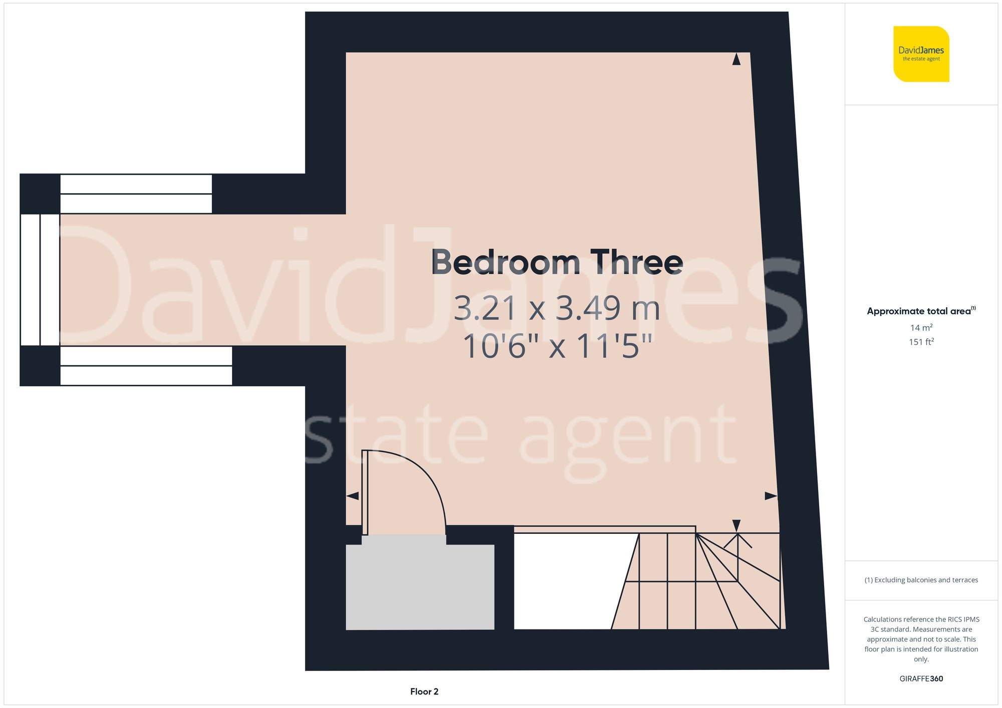 Floorplan for Woodland Grove, Colwick, Nottingham